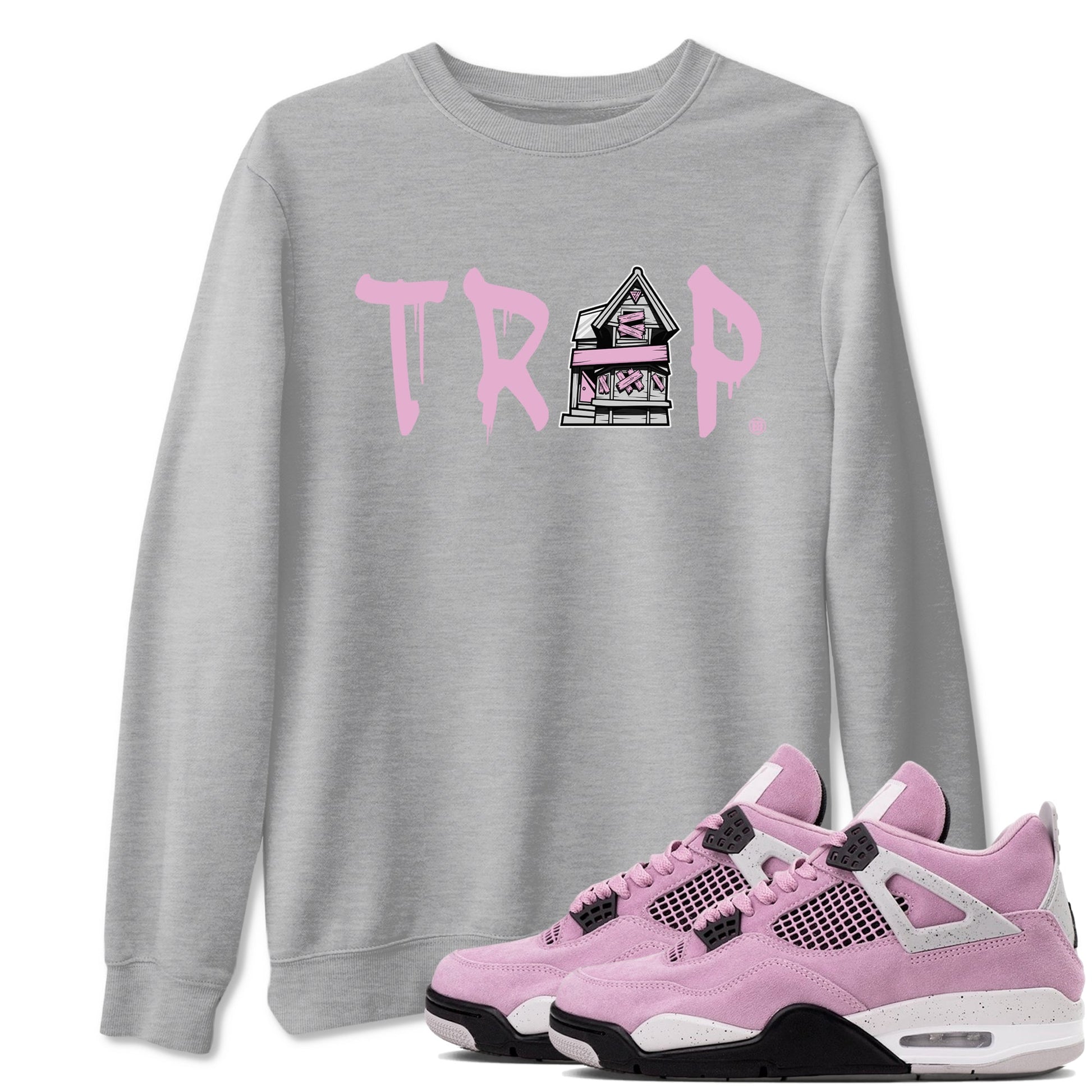 Trap House Sneaker Tees - Air Jordan 4 Orchid