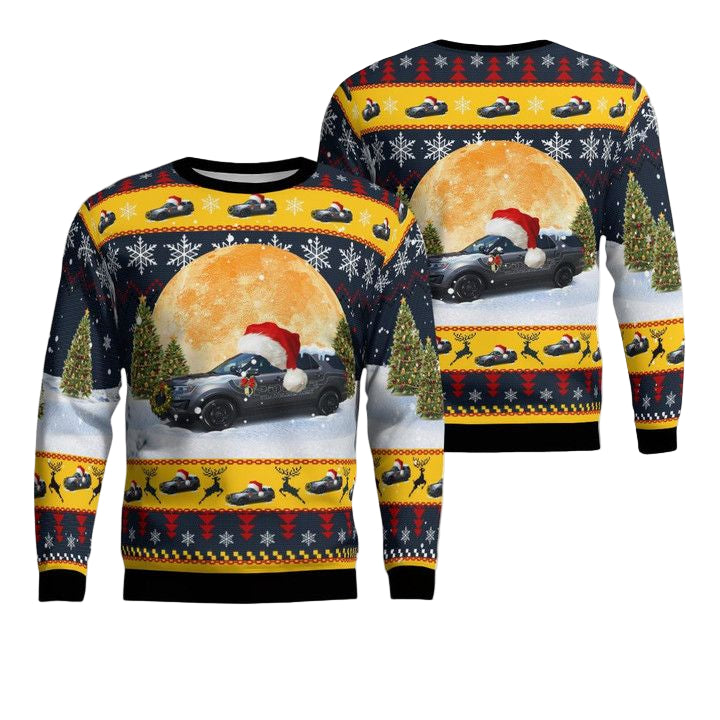 Travelers Rest Police Department Travelers Rest South Carolina Christmas AOP Sweater ? Usalast