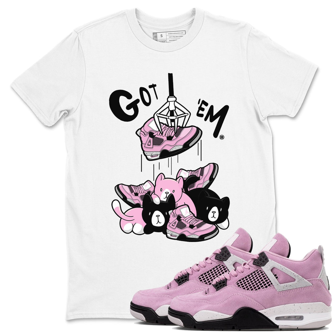 Treasure Hunter Sneaker Tees - Air Jordan 4 Orchid