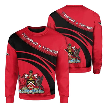 Trinidad And Tobago Coat Of Arms Sweater Cricket Style J5W ? Usalast