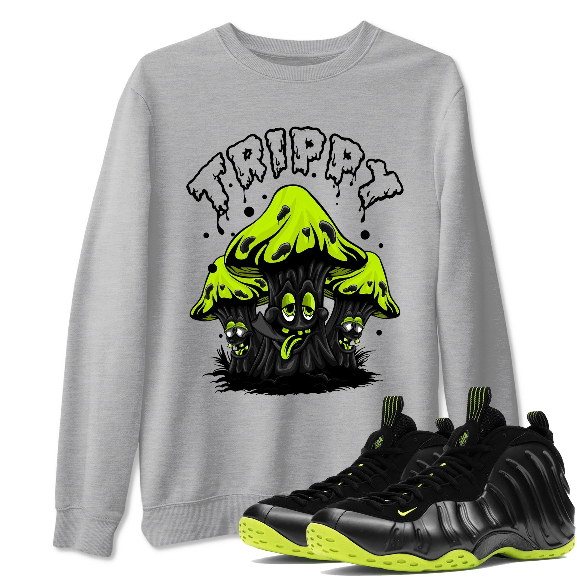 Trippy Sneaker Tees - Air Foamposite One Black Volt