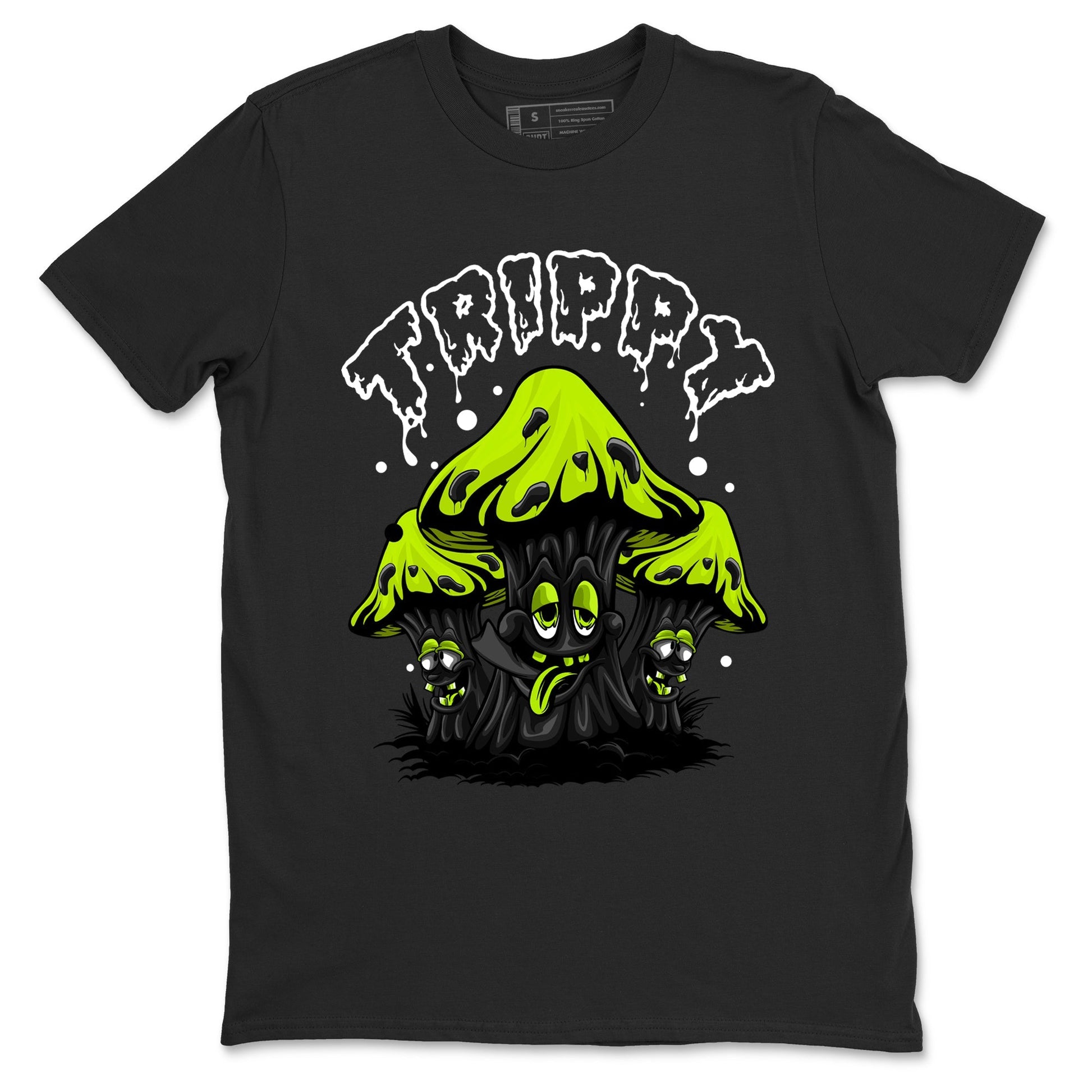 Trippy Sneaker Tees - Air Foamposite One Black Volt