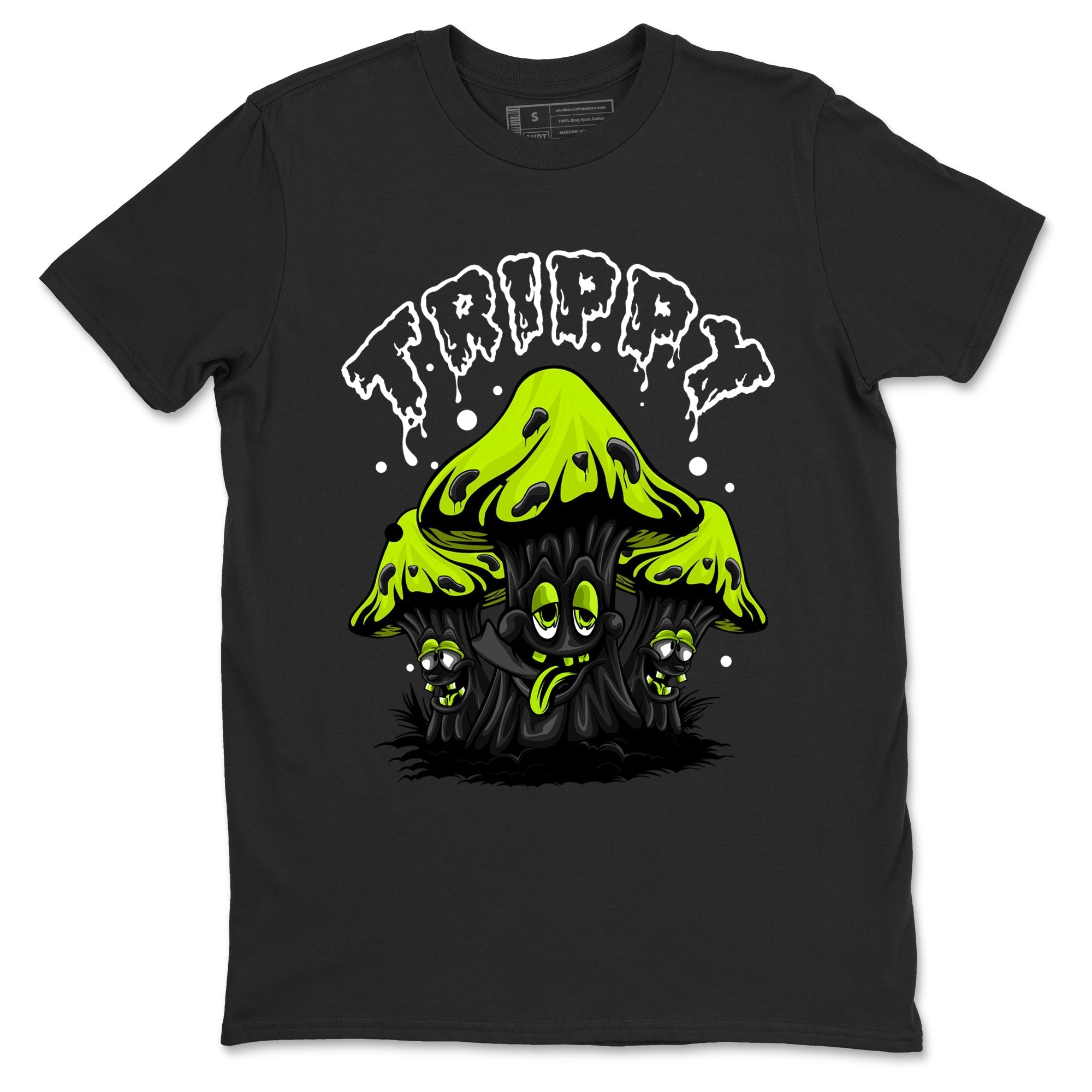 Trippy Sneaker Tees - Air Foamposite One Black Volt