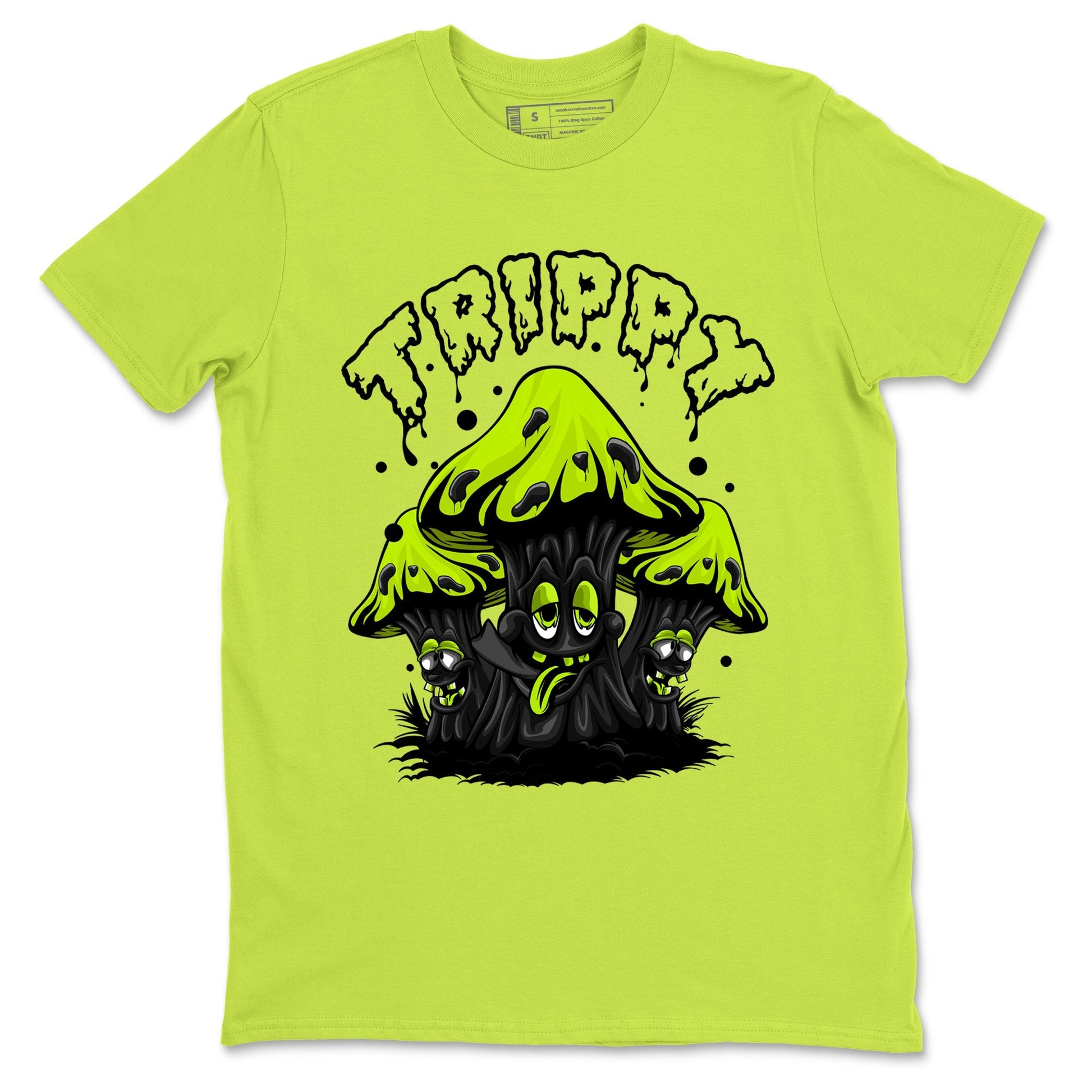 Trippy Sneaker Tees - Air Foamposite One Black Volt