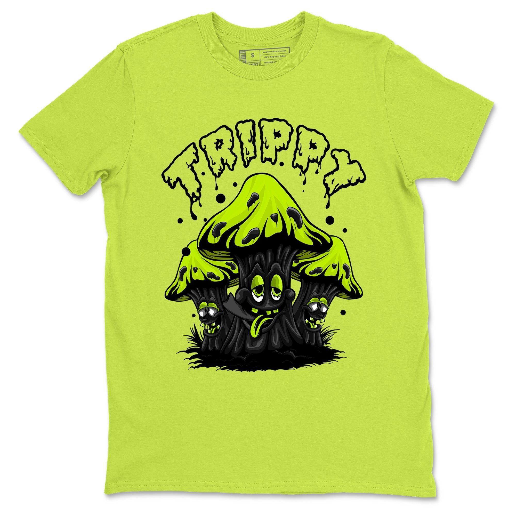 Trippy Sneaker Tees - Air Foamposite One Black Volt