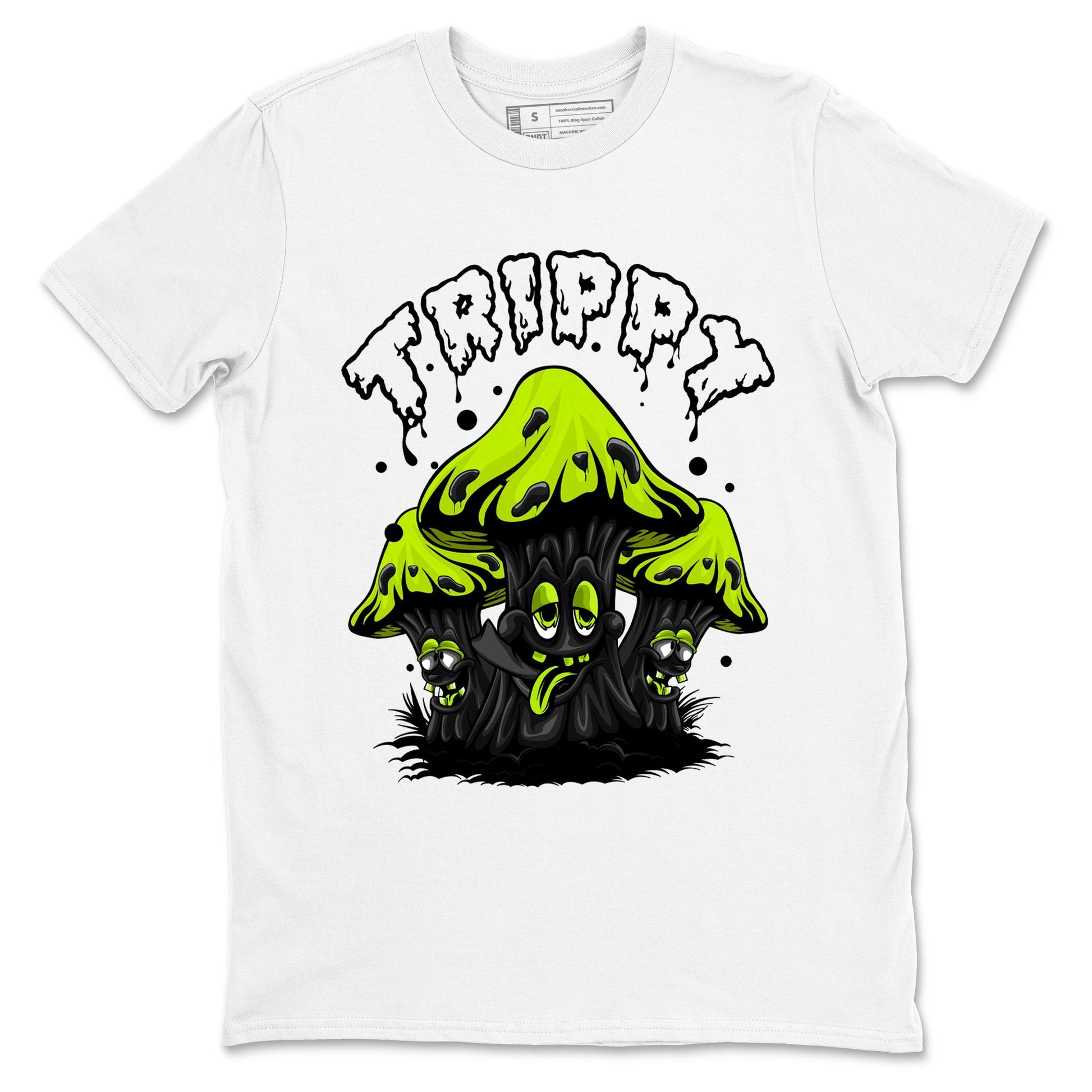 Trippy Sneaker Tees - Air Foamposite One Black Volt