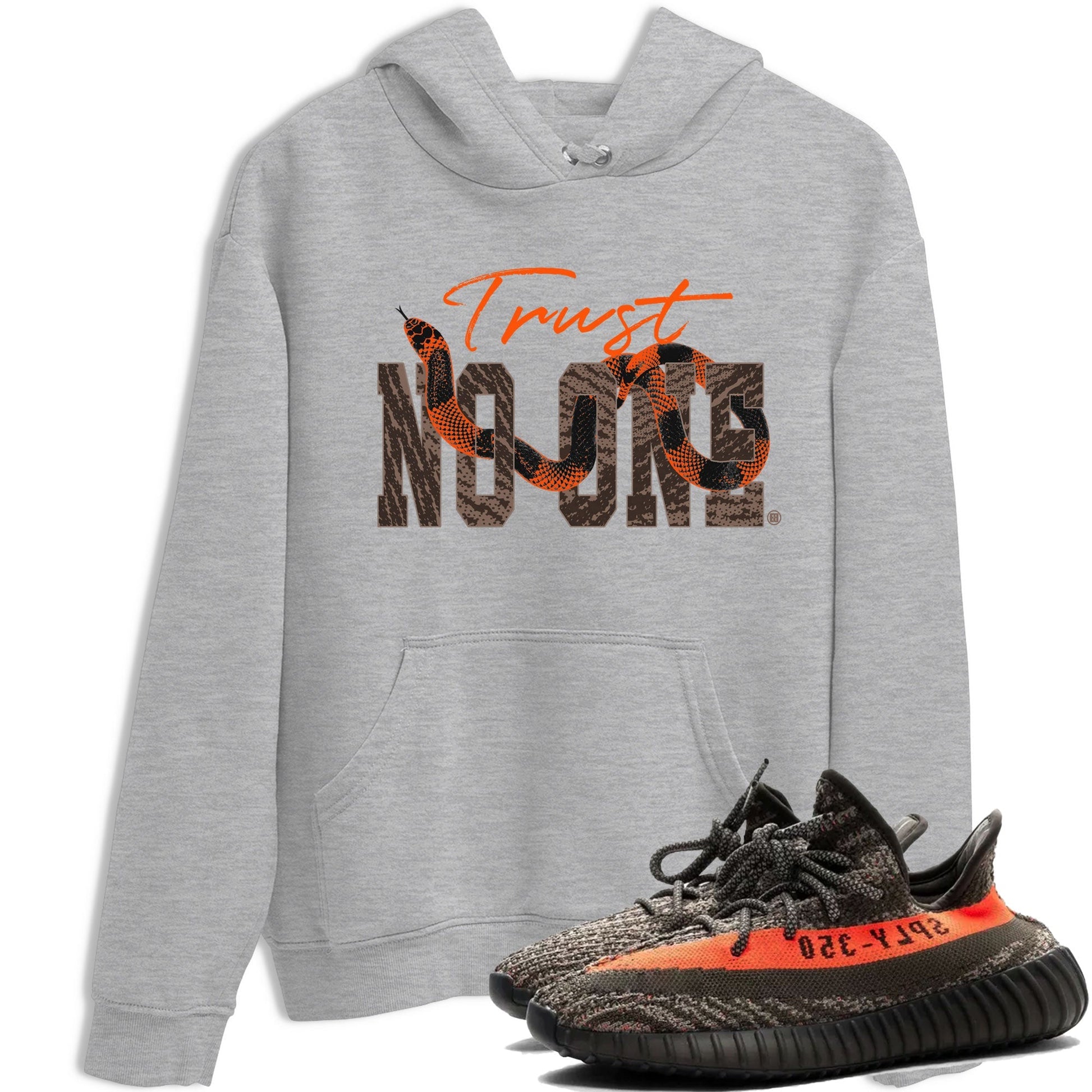 Trust No One Sneaker Tee - Yeezy 350 Carbon Beluga