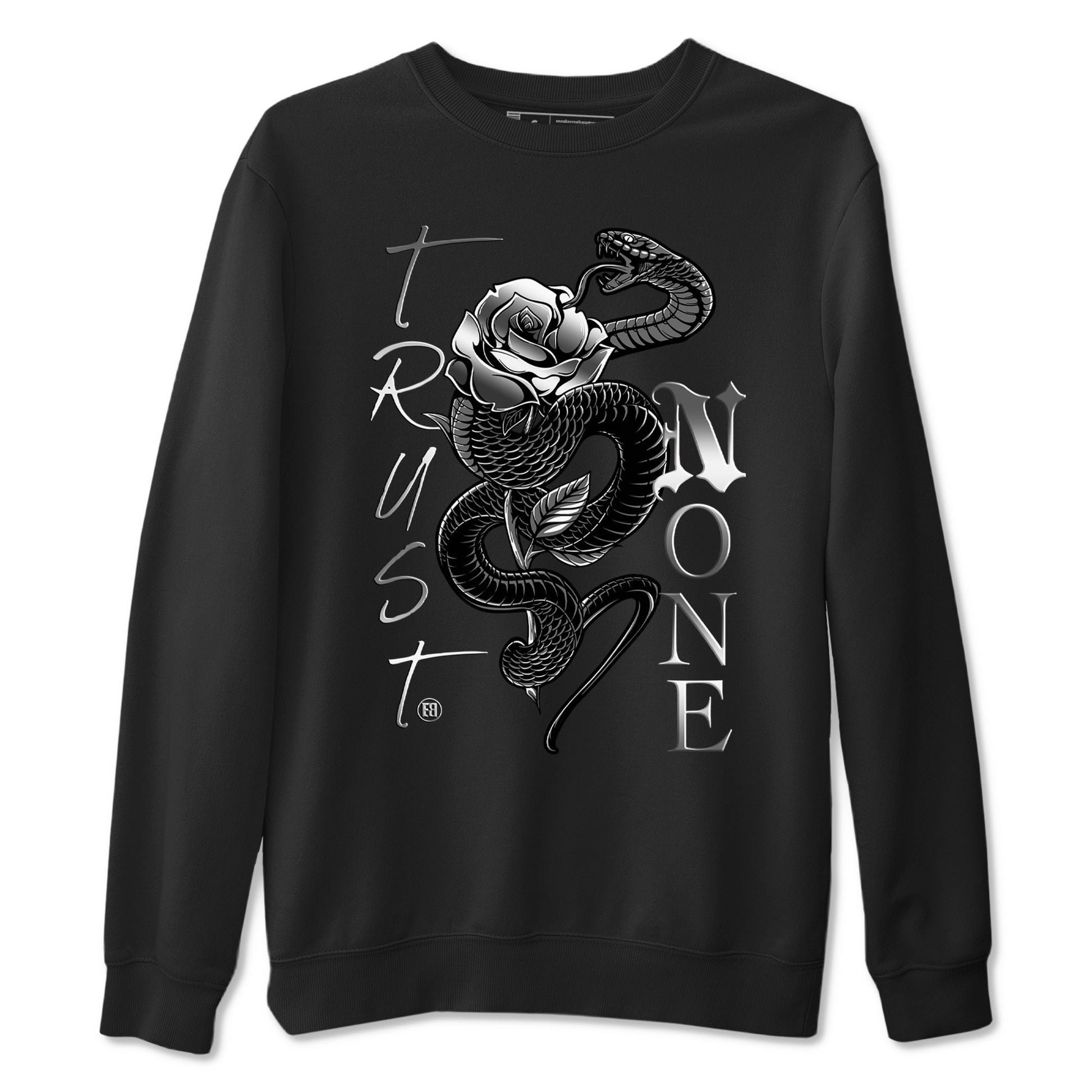 Trust None Sneaker Tees - AE 1 Silver Metallic