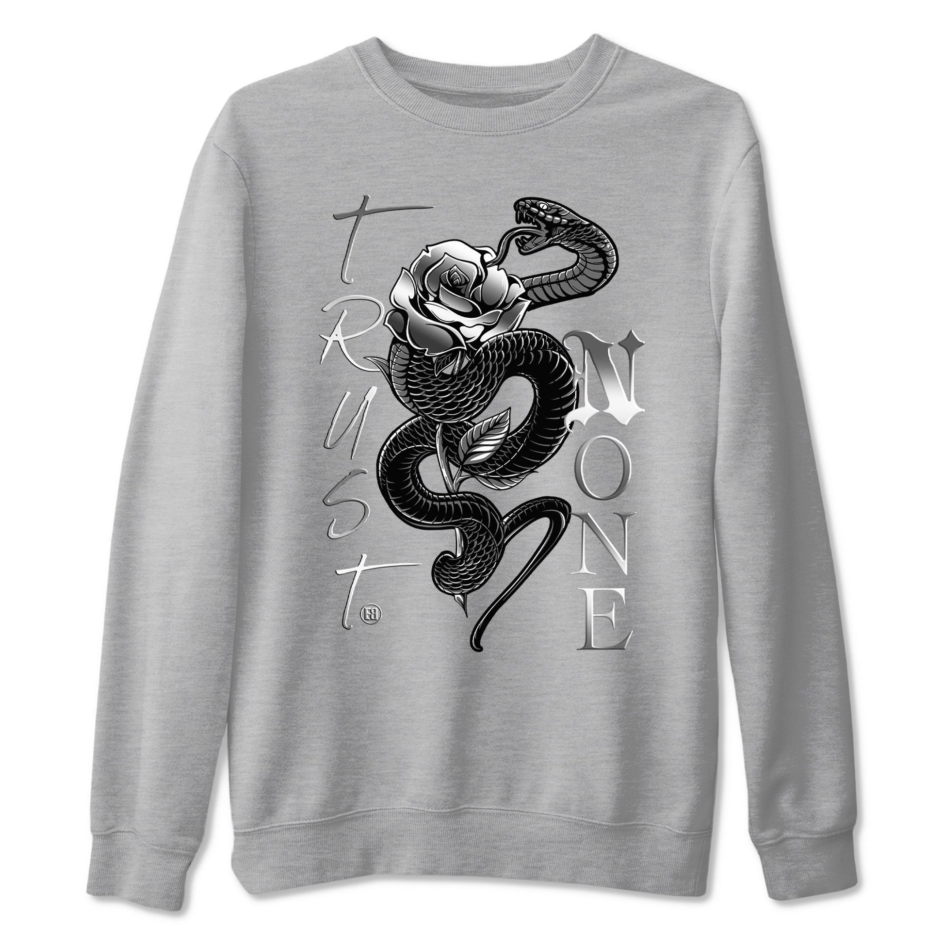 Trust None Sneaker Tees - AE 1 Silver Metallic