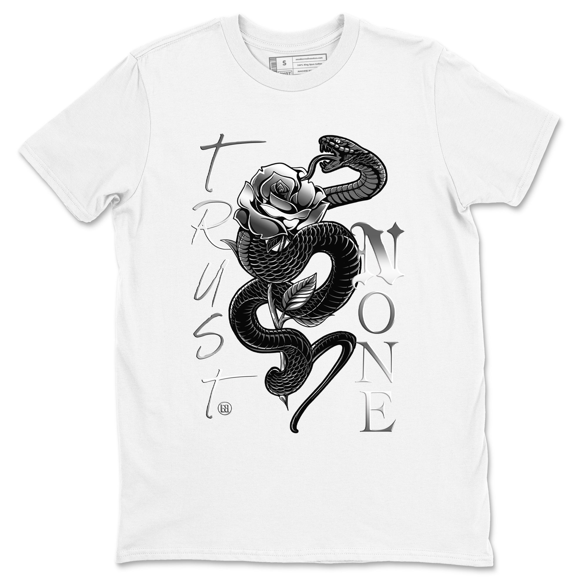 Trust None Sneaker Tees - AE 1 Silver Metallic