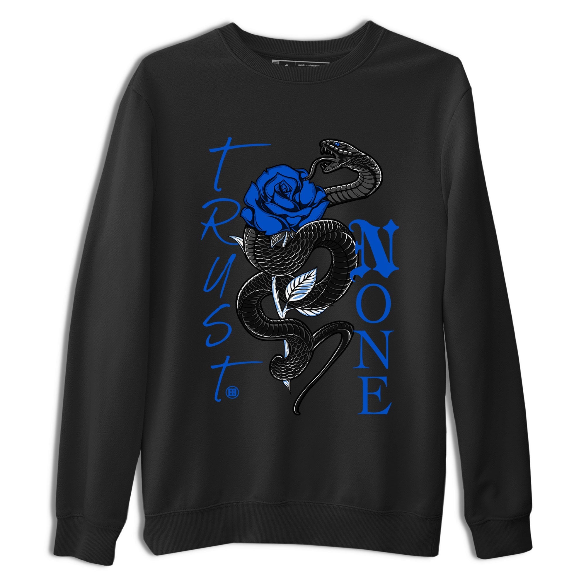 Trust None Sneaker Tee - Air Jordan 1 Royal Reimagined