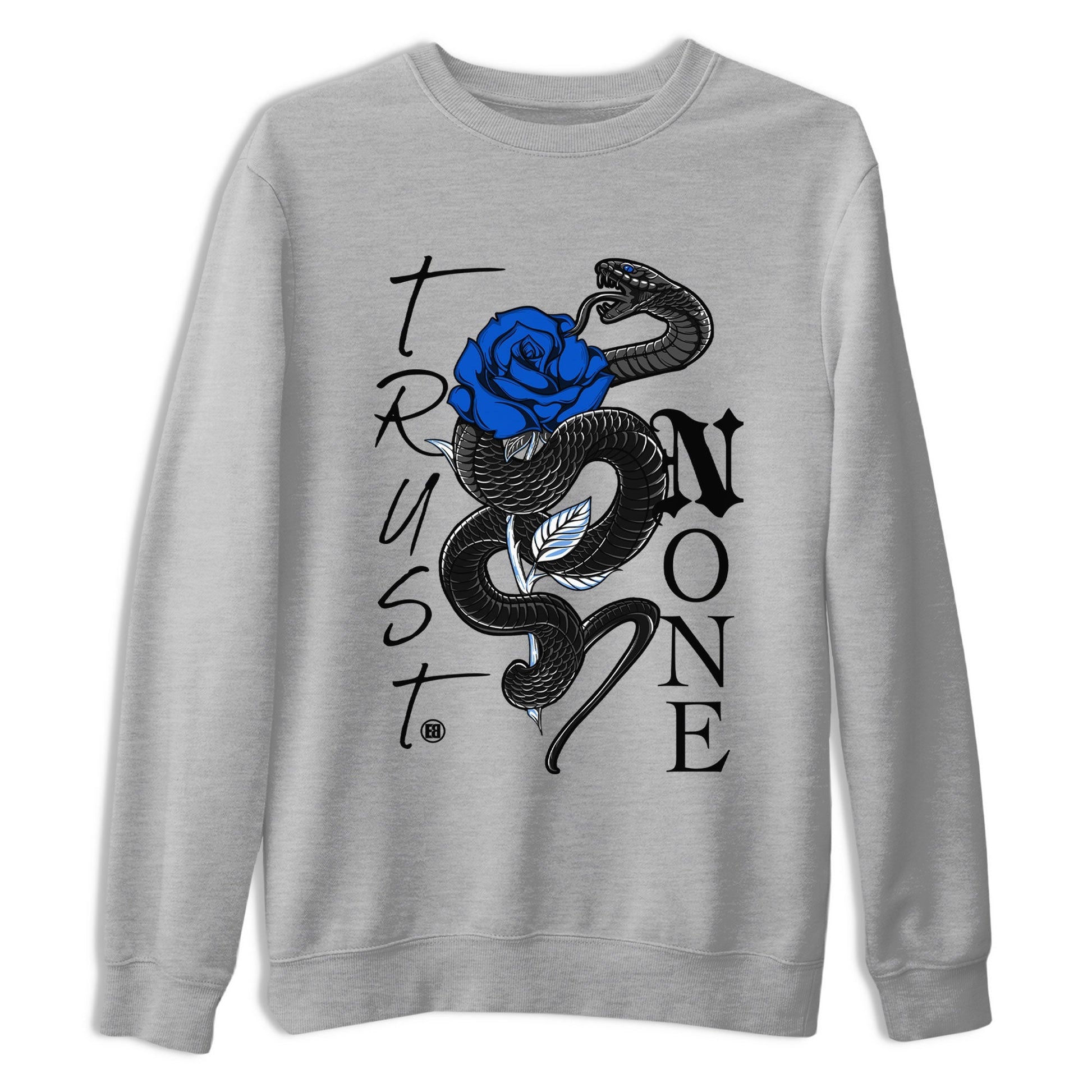 Trust None Sneaker Tee - Air Jordan 1 Royal Reimagined