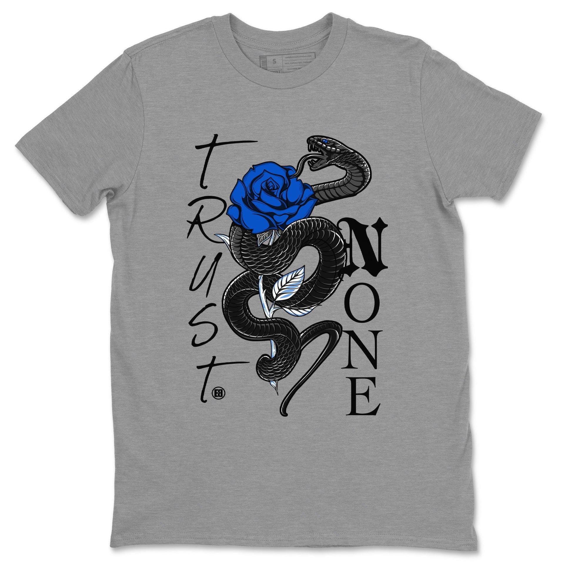 Trust None Sneaker Tee - Air Jordan 1 Royal Reimagined