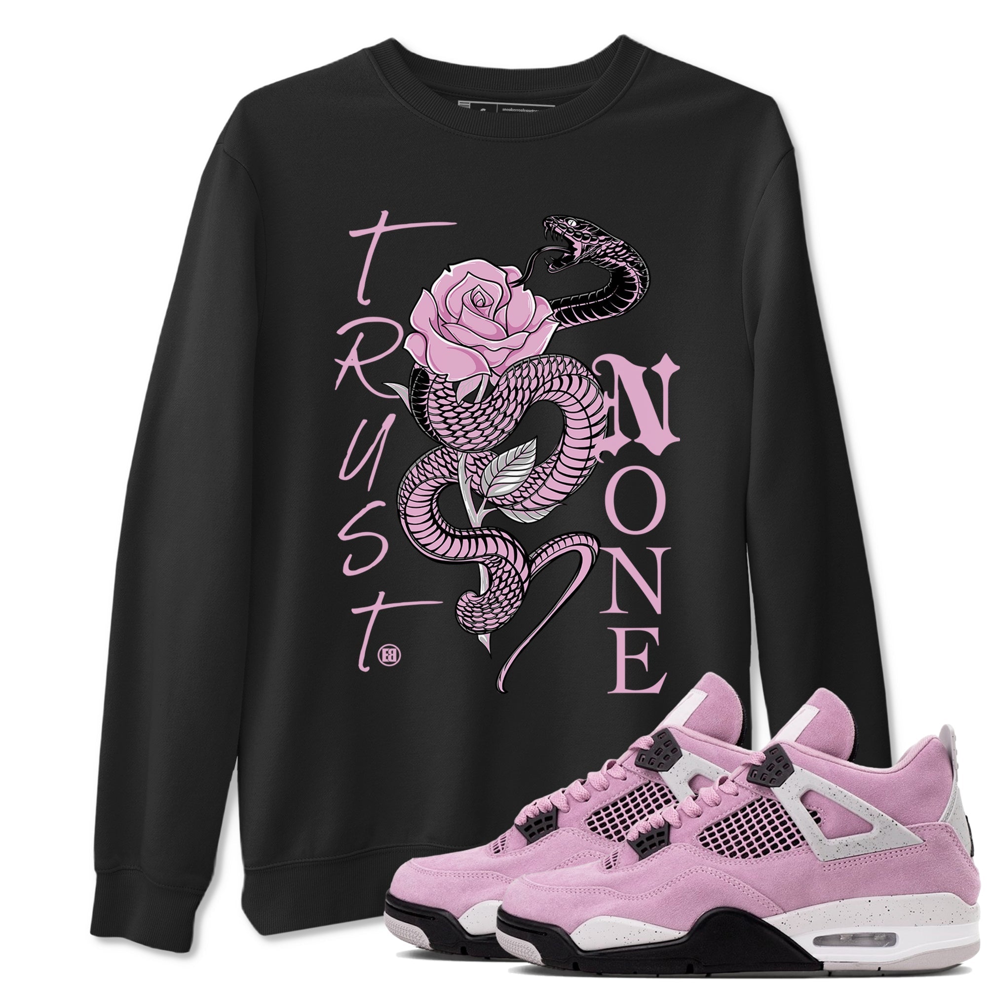 Trust None Sneaker Tees - Air Jordan 4 Orchid