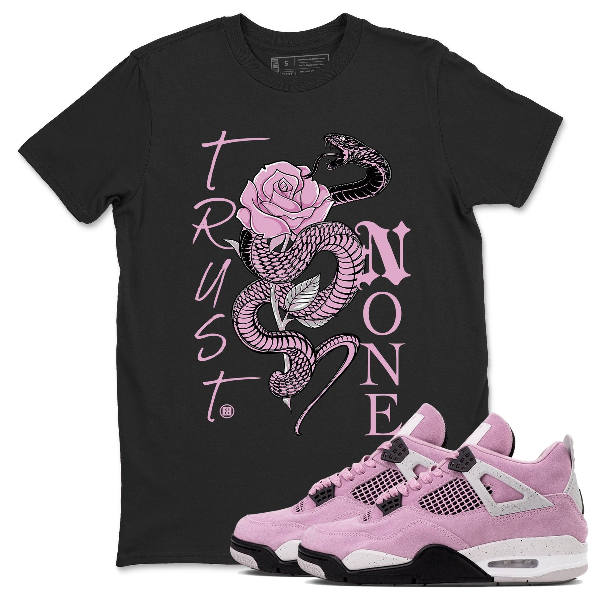 Trust None Sneaker Tees - Air Jordan 4 Orchid