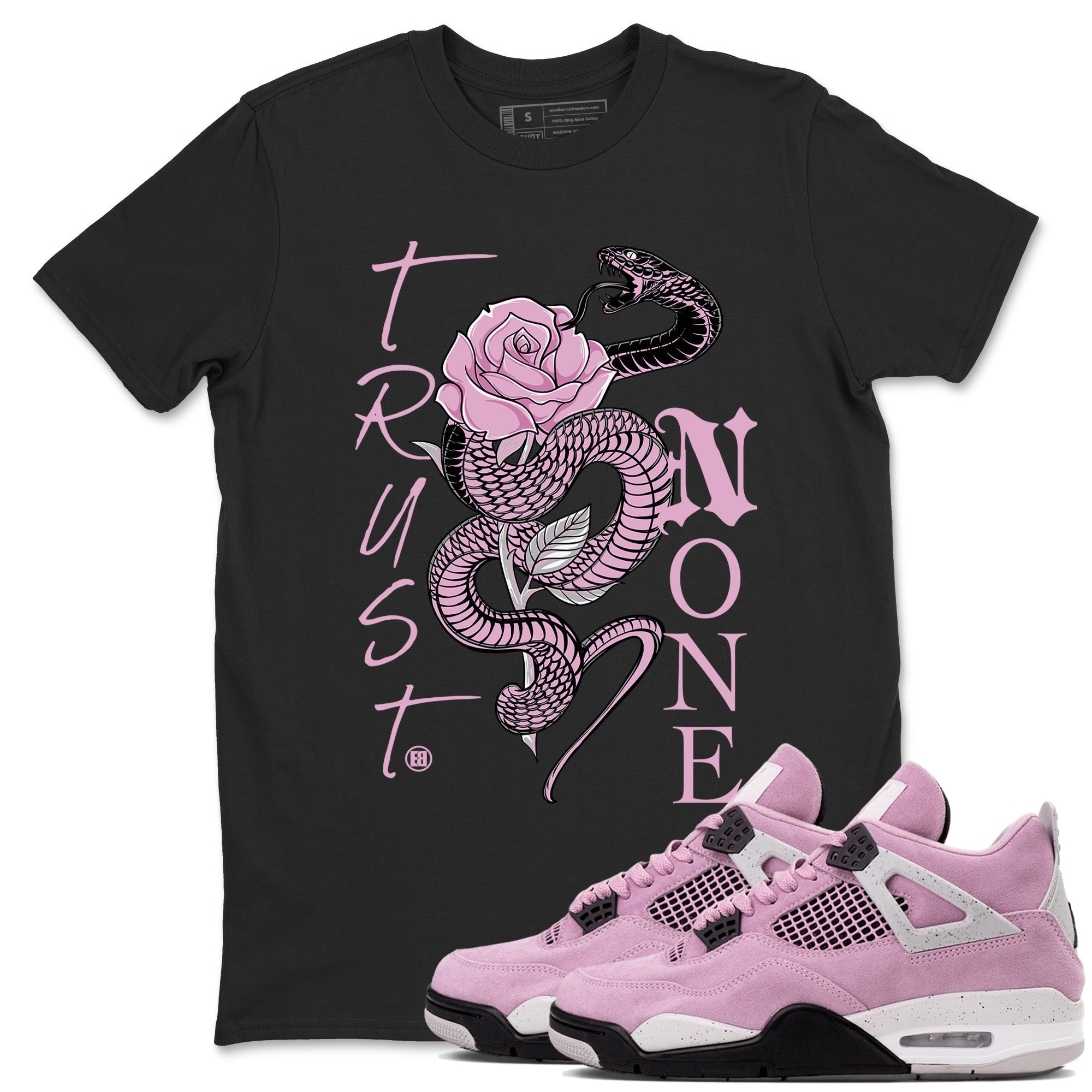 Trust None Sneaker Tees - Air Jordan 4 Orchid