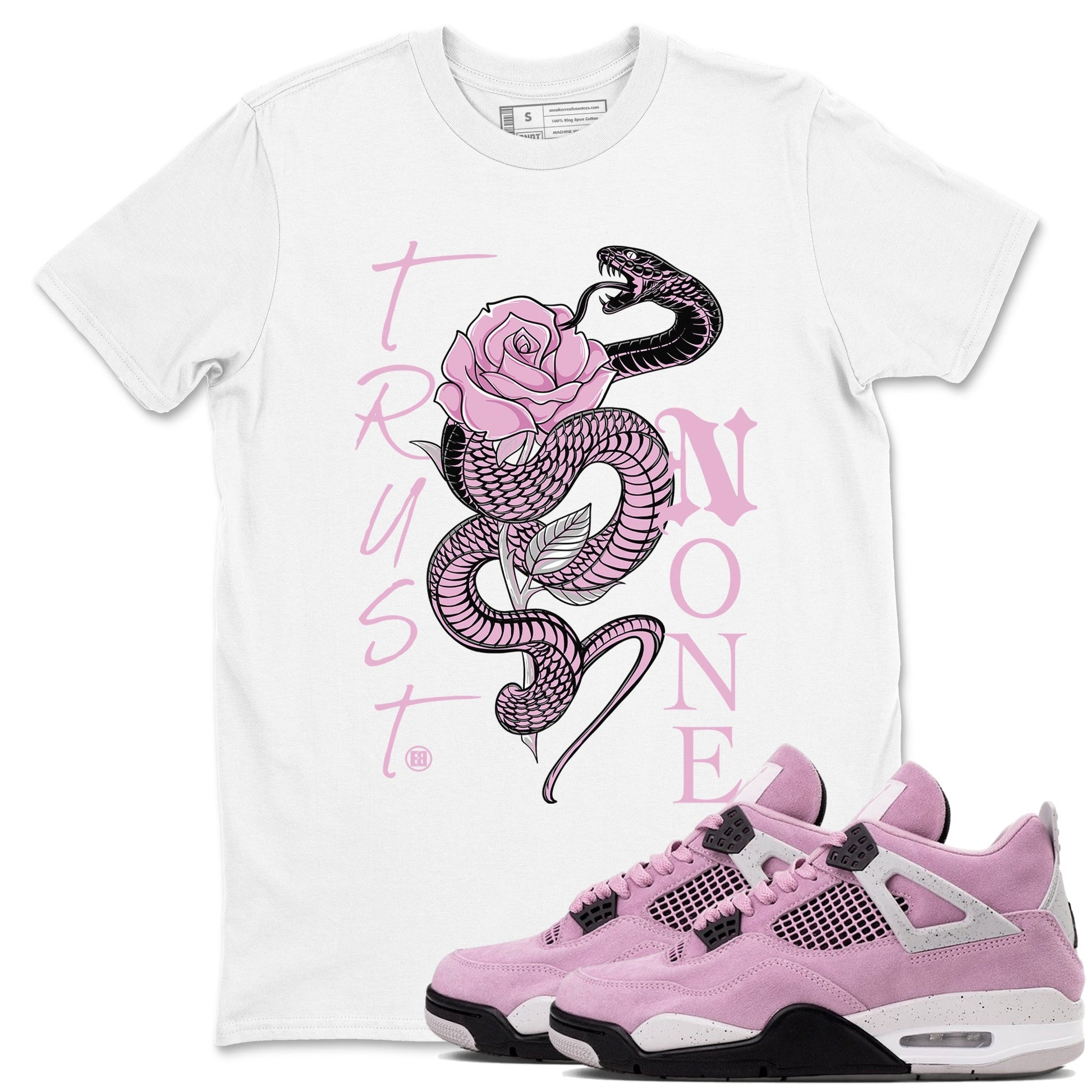 Trust None Sneaker Tees - Air Jordan 4 Orchid