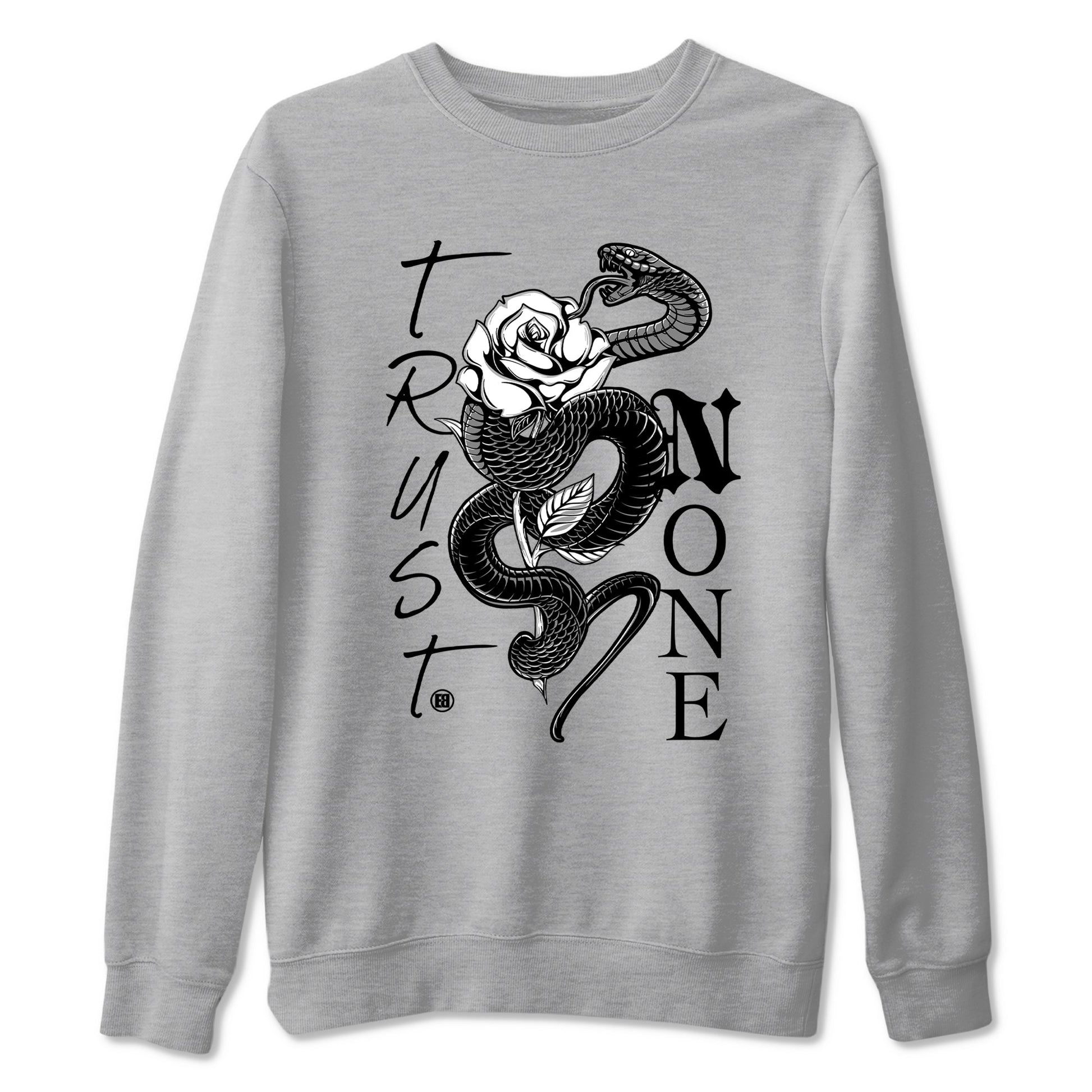 Trust None Sneaker Tees - Air Jordan 4 White Thunder