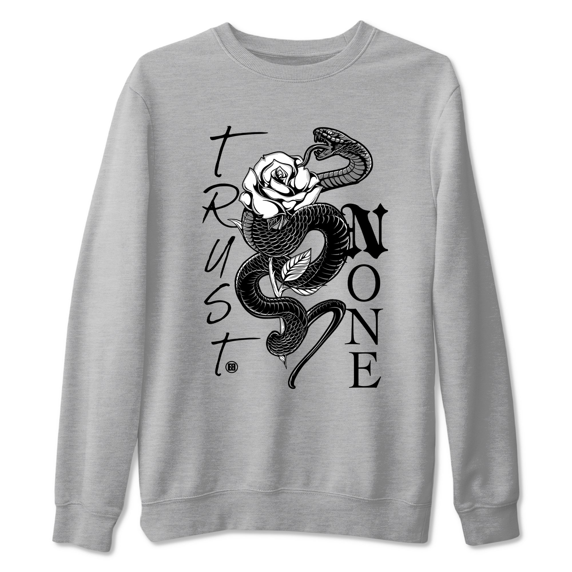 Trust None Sneaker Tees - Air Jordan 4 White Thunder