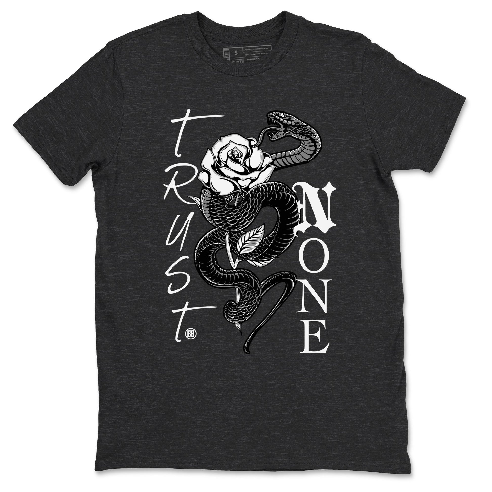 Trust None Sneaker Tees - Air Jordan 4 White Thunder