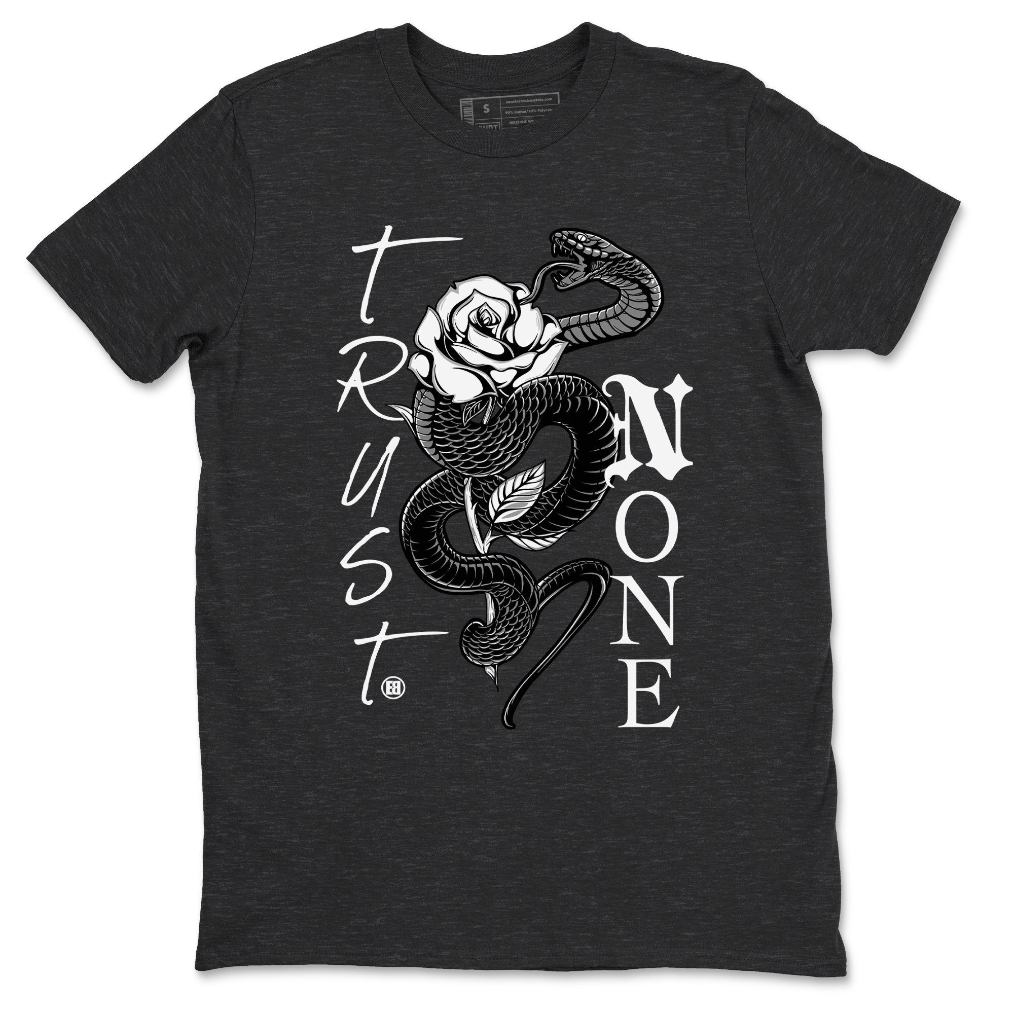 Trust None Sneaker Tees - Air Jordan 4 White Thunder