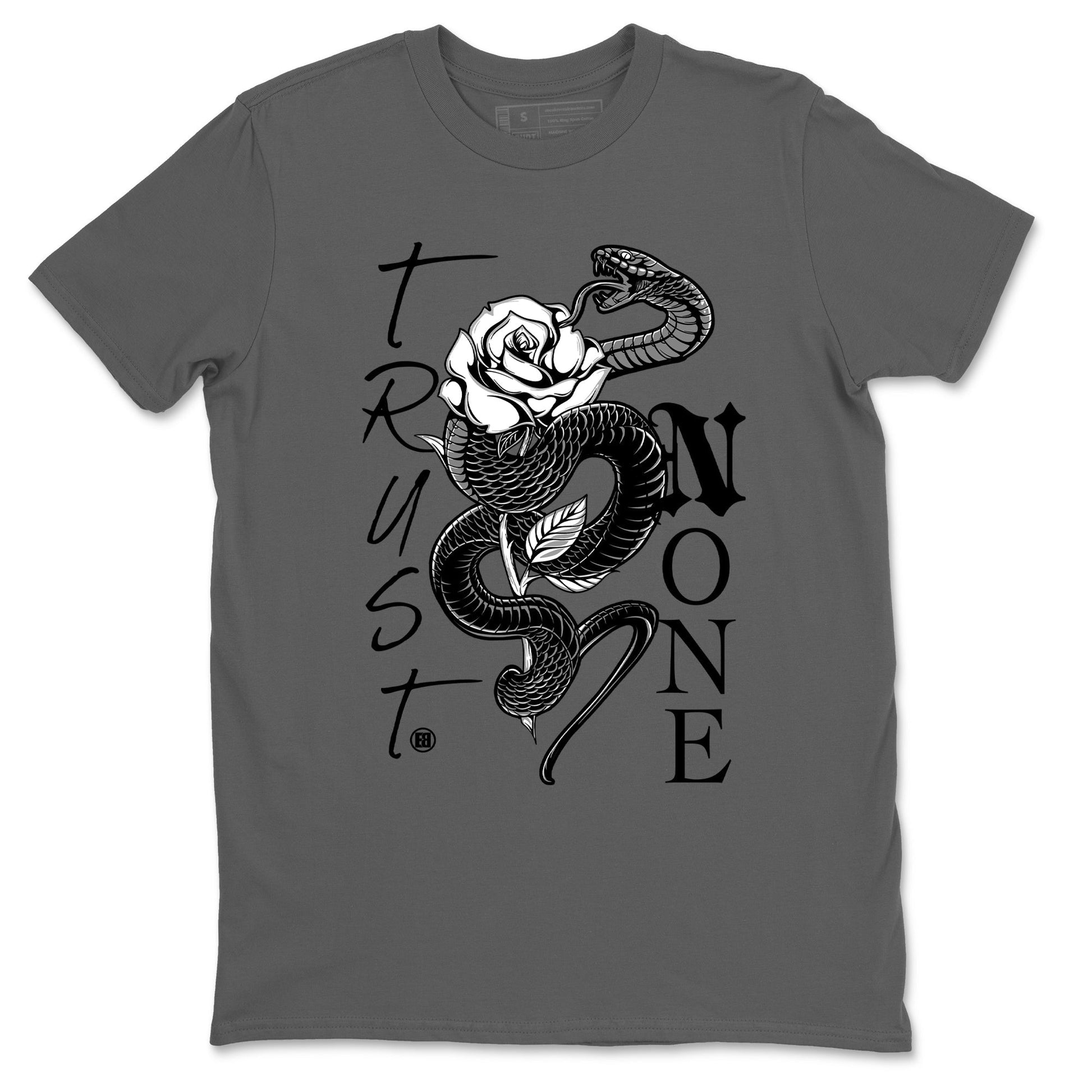 Trust None Sneaker Tees - Air Jordan 4 White Thunder