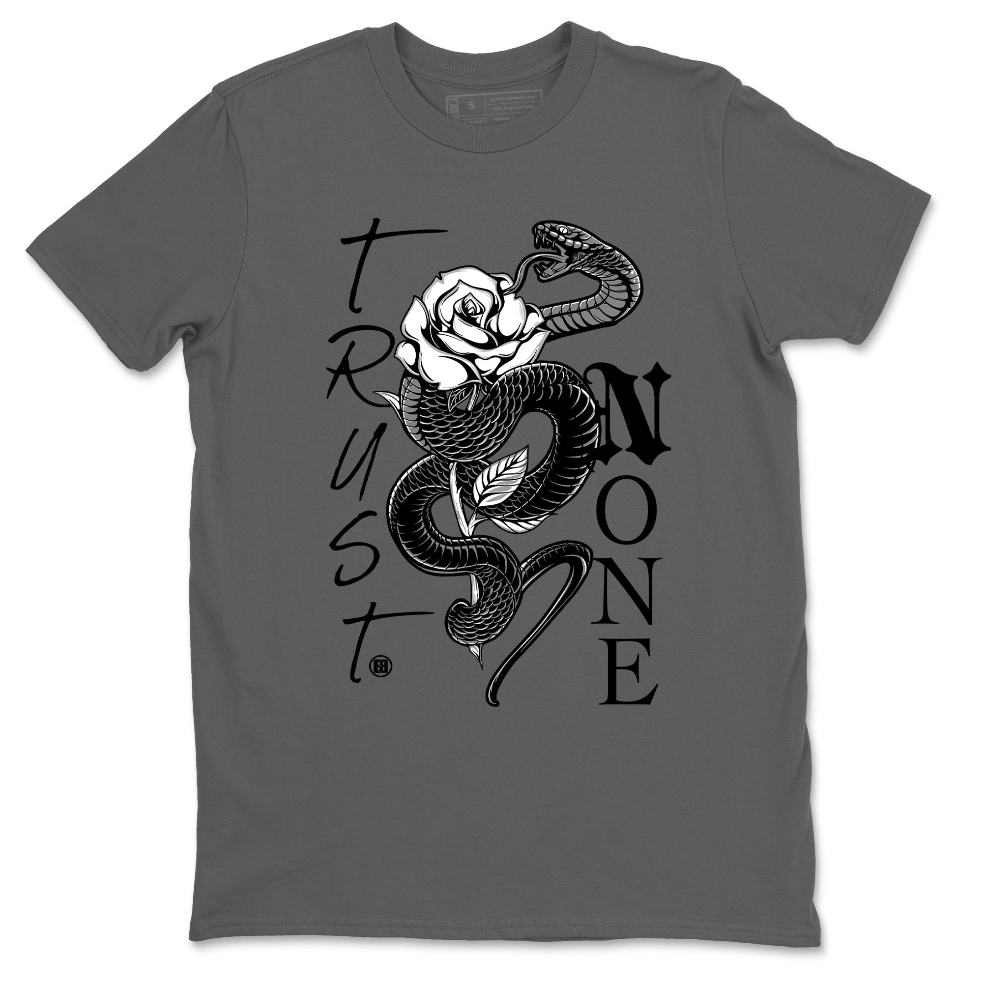 Trust None Sneaker Tees - Air Jordan 4 White Thunder