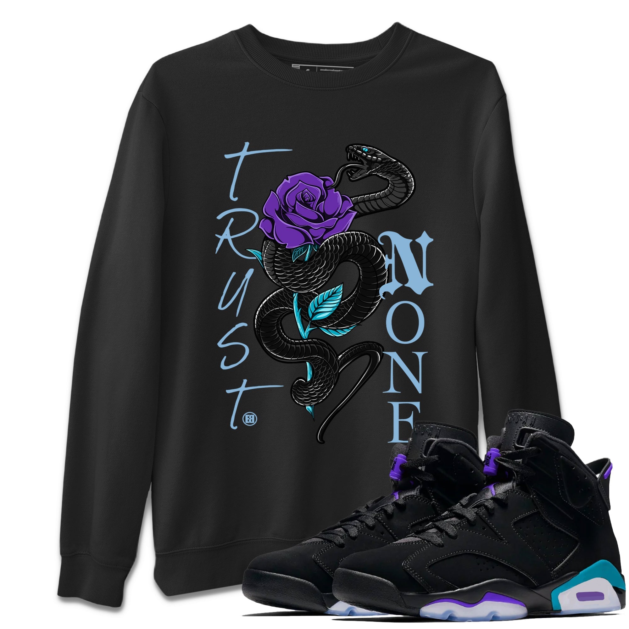 Trust None Unisex Tops - Air Jordan 6 Aqua