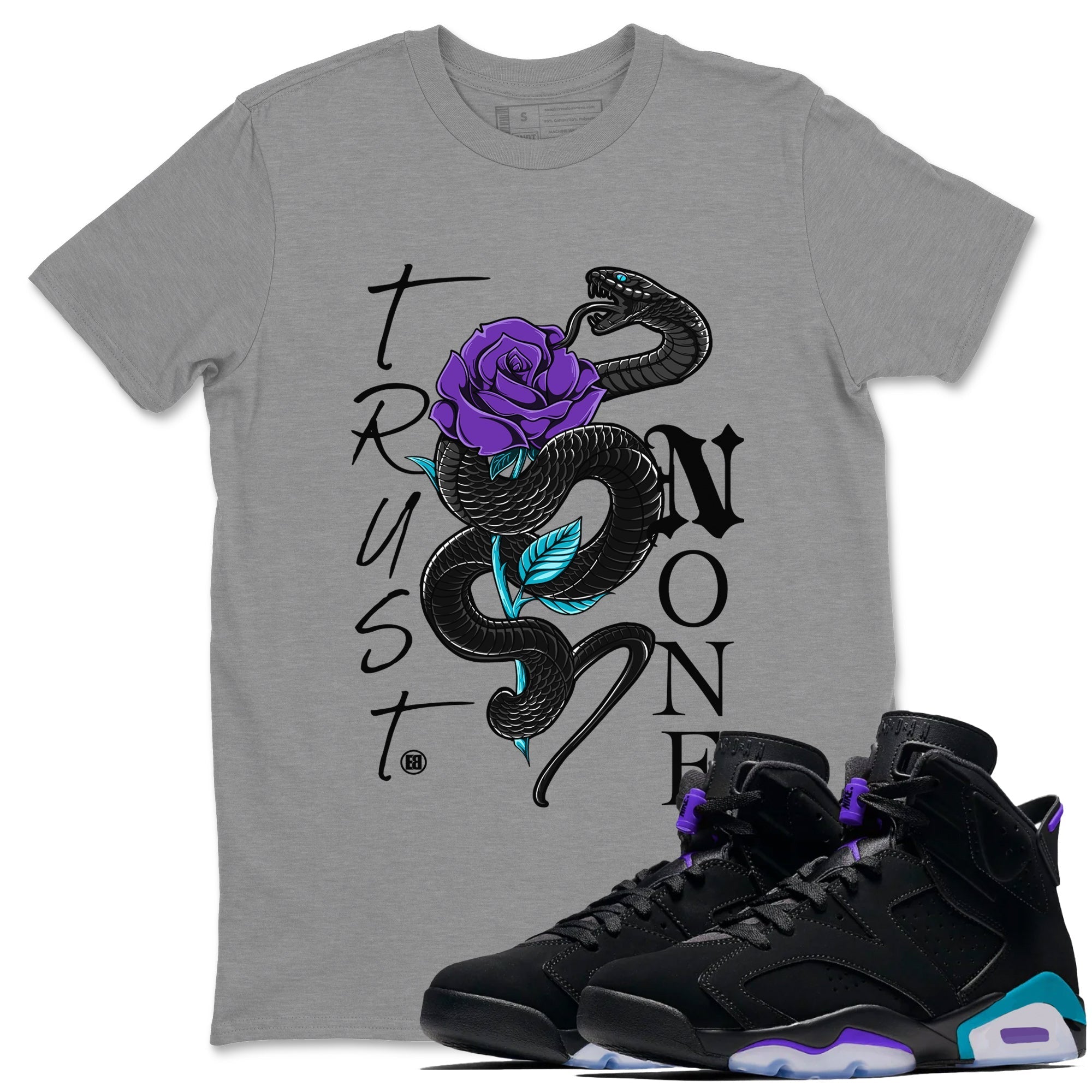 Trust None Unisex Tops - Air Jordan 6 Aqua