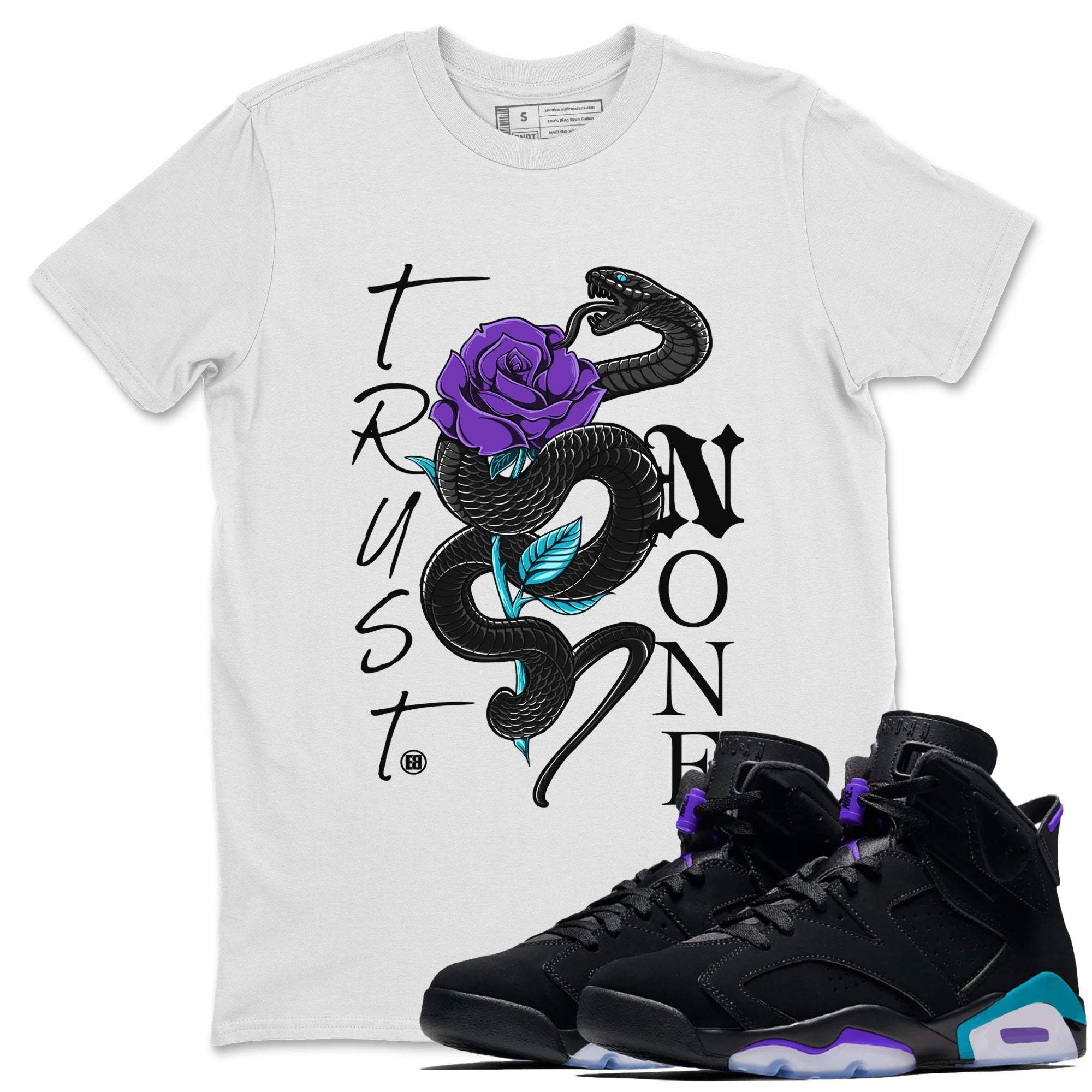 Trust None Unisex Tops - Air Jordan 6 Aqua
