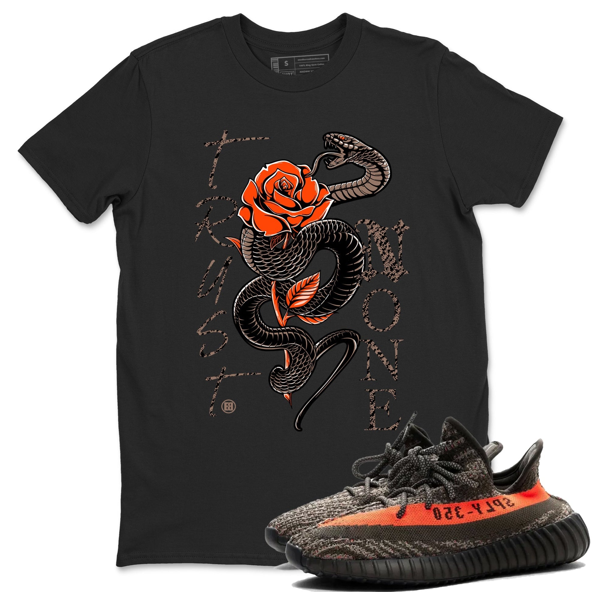 Trust None Sneaker Tees - Yeezy 350 Carbon Beluga