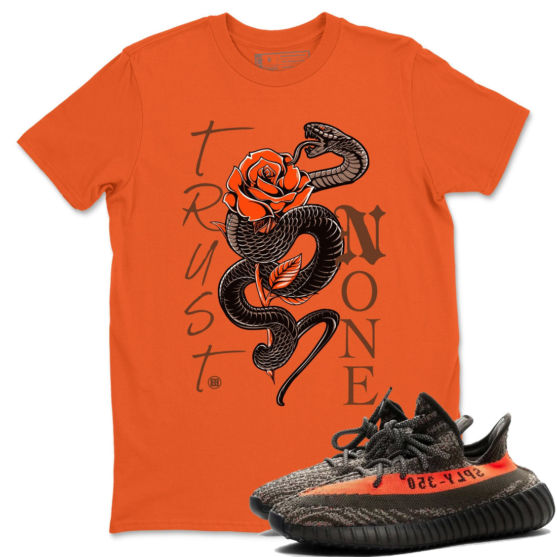 Trust None Sneaker Tees - Yeezy 350 Carbon Beluga