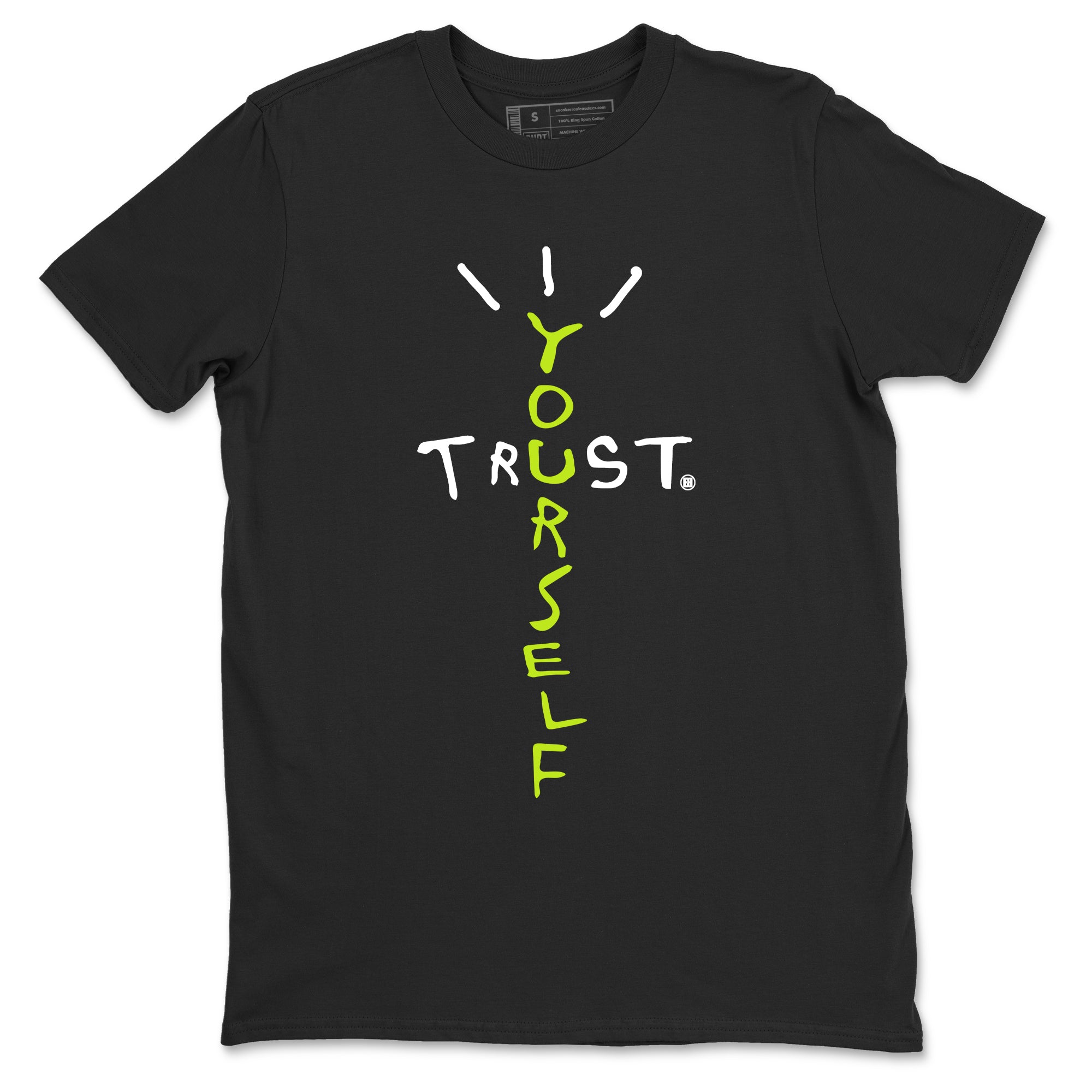 Trust Yourself Sneaker Tees - Air Foamposite One Black Volt