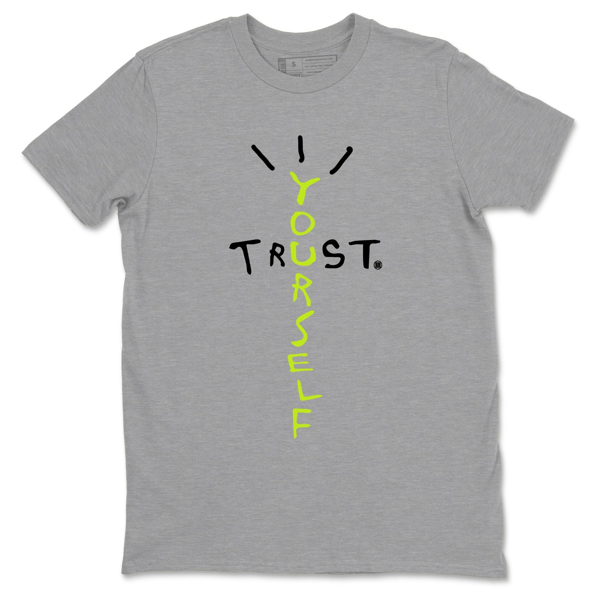 Trust Yourself Sneaker Tees - Air Foamposite One Black Volt