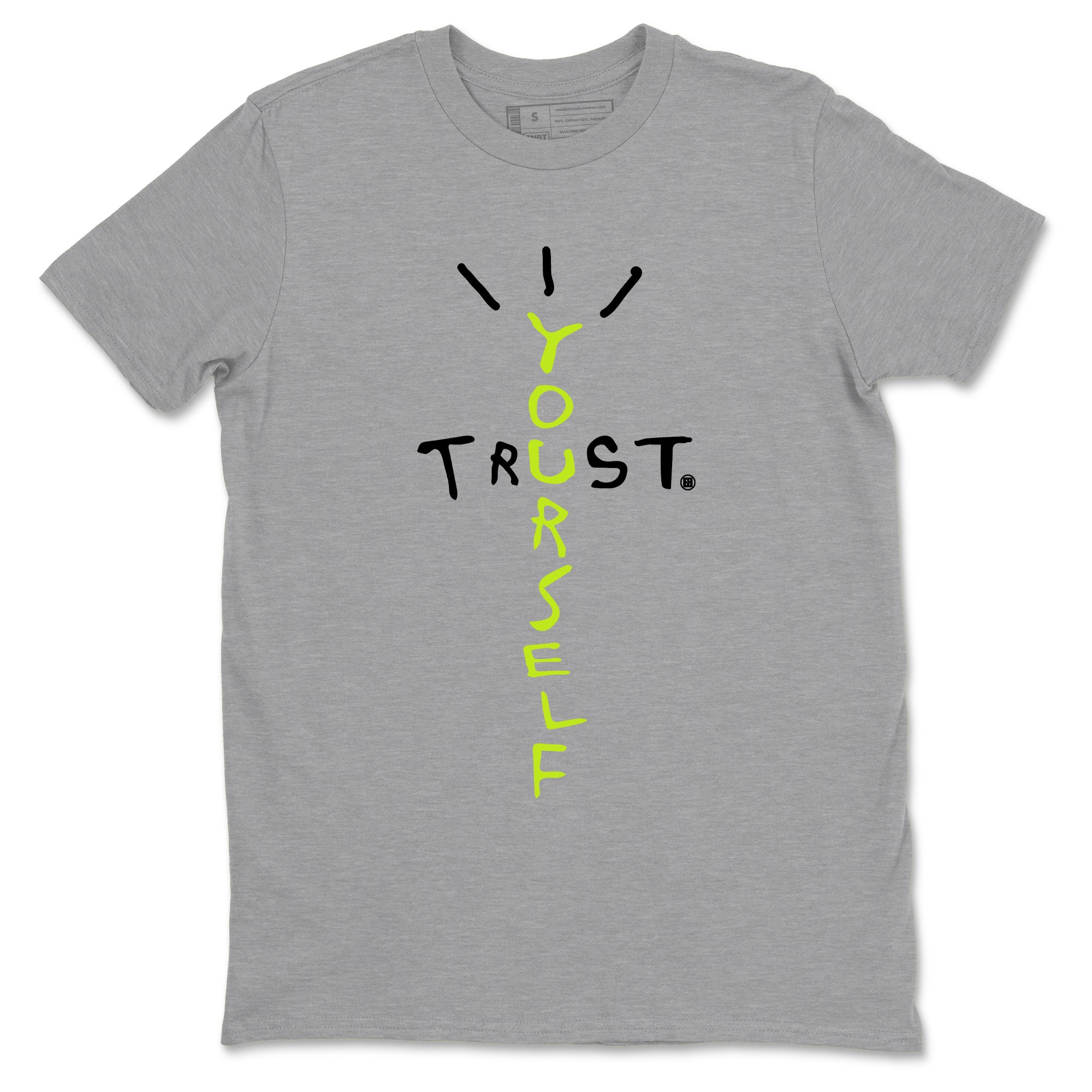Trust Yourself Sneaker Tees - Air Foamposite One Black Volt