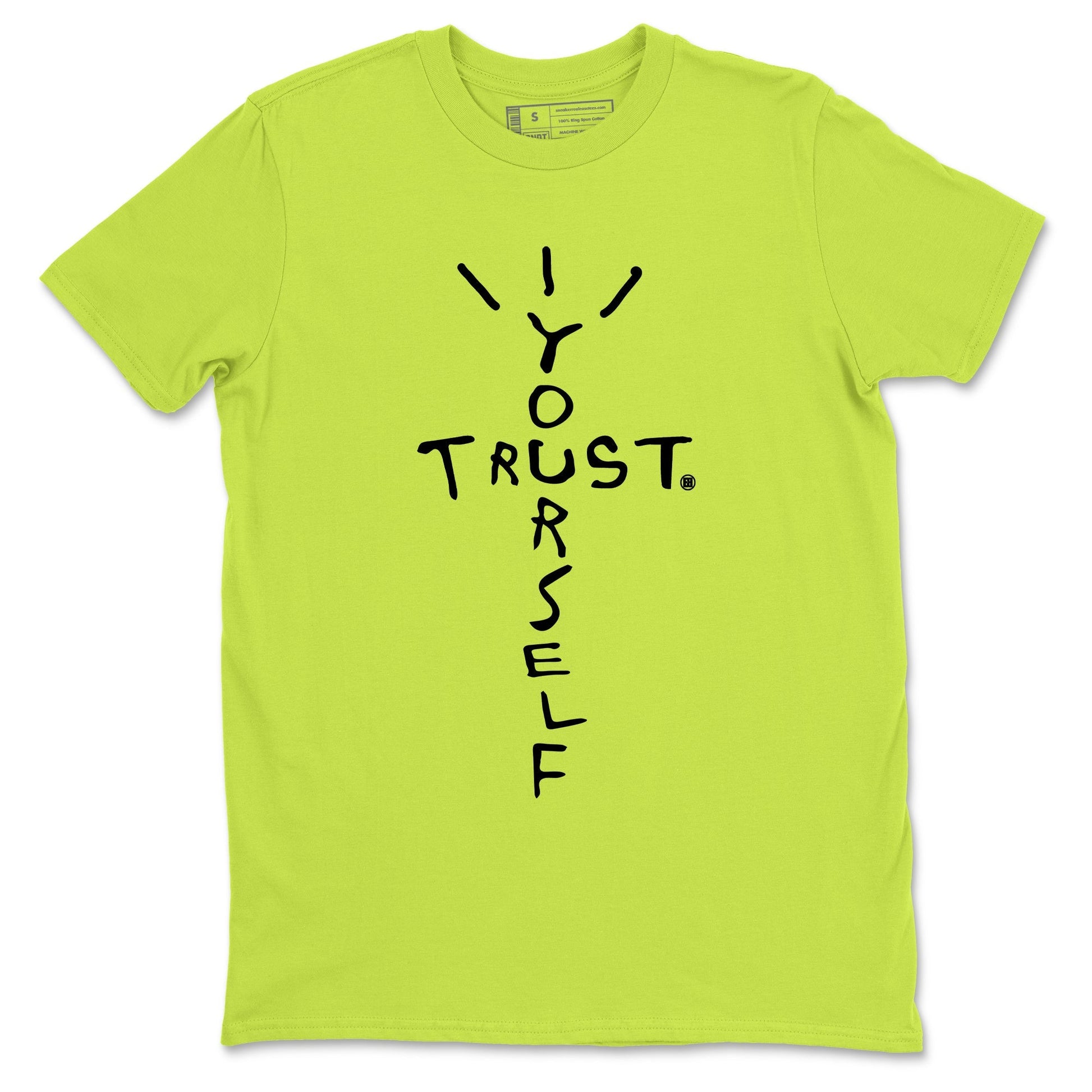 Trust Yourself Sneaker Tees - Air Foamposite One Black Volt