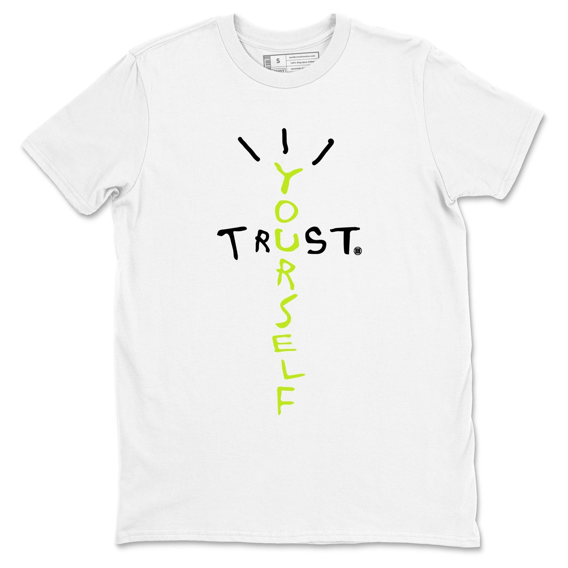 Trust Yourself Sneaker Tees - Air Foamposite One Black Volt