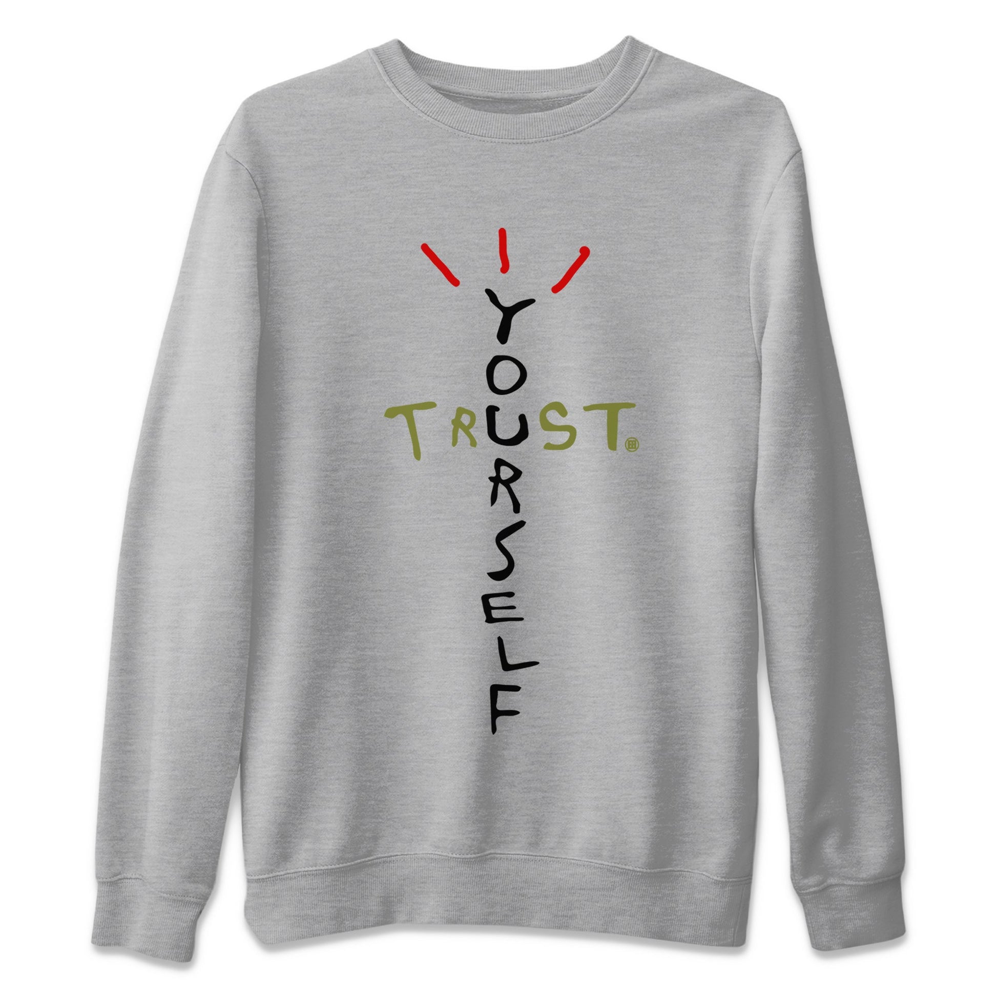 Trust Yourself Unisex Tops - Air Jordan 1 Travis Scott Olive
