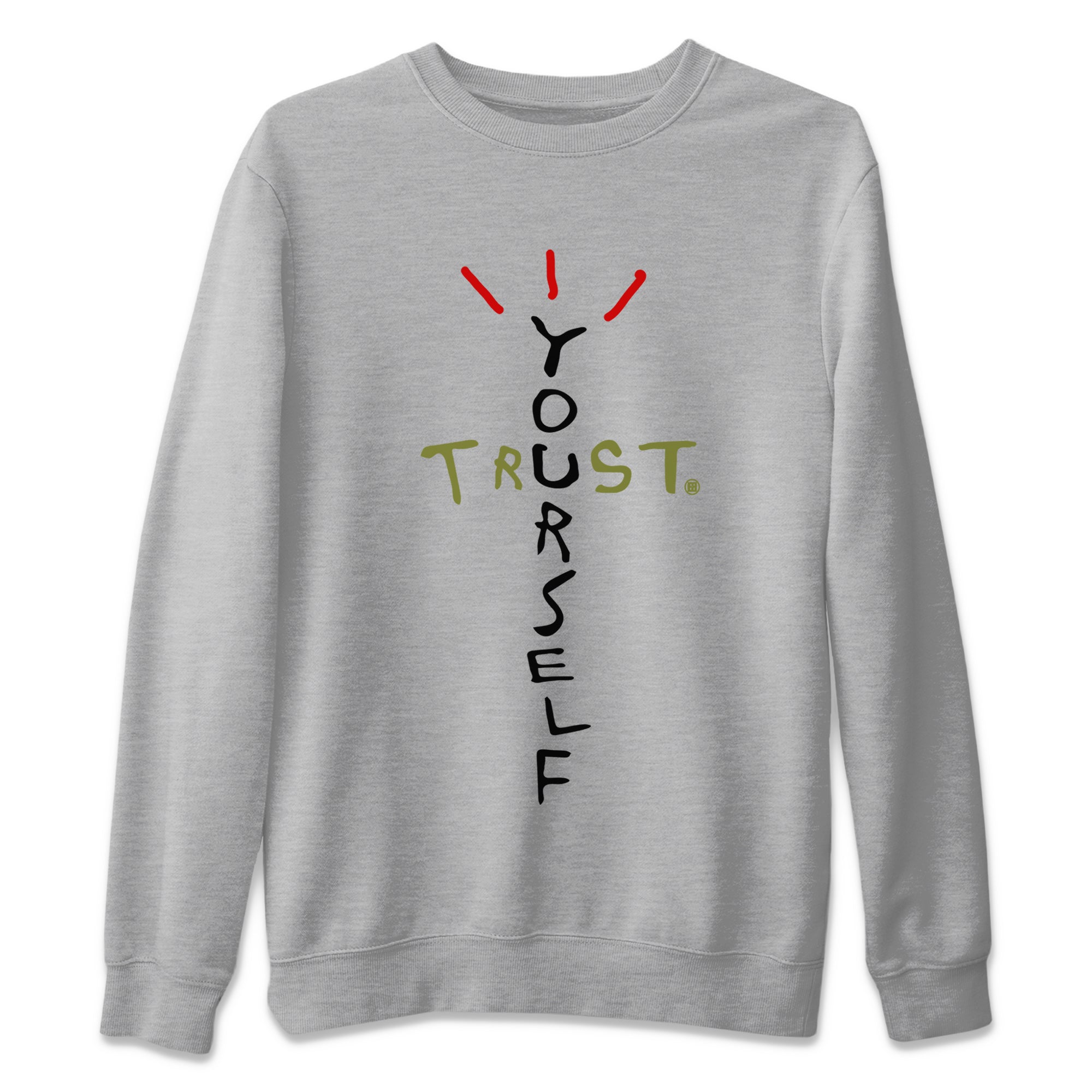 Trust Yourself Unisex Tops - Air Jordan 1 Travis Scott Olive