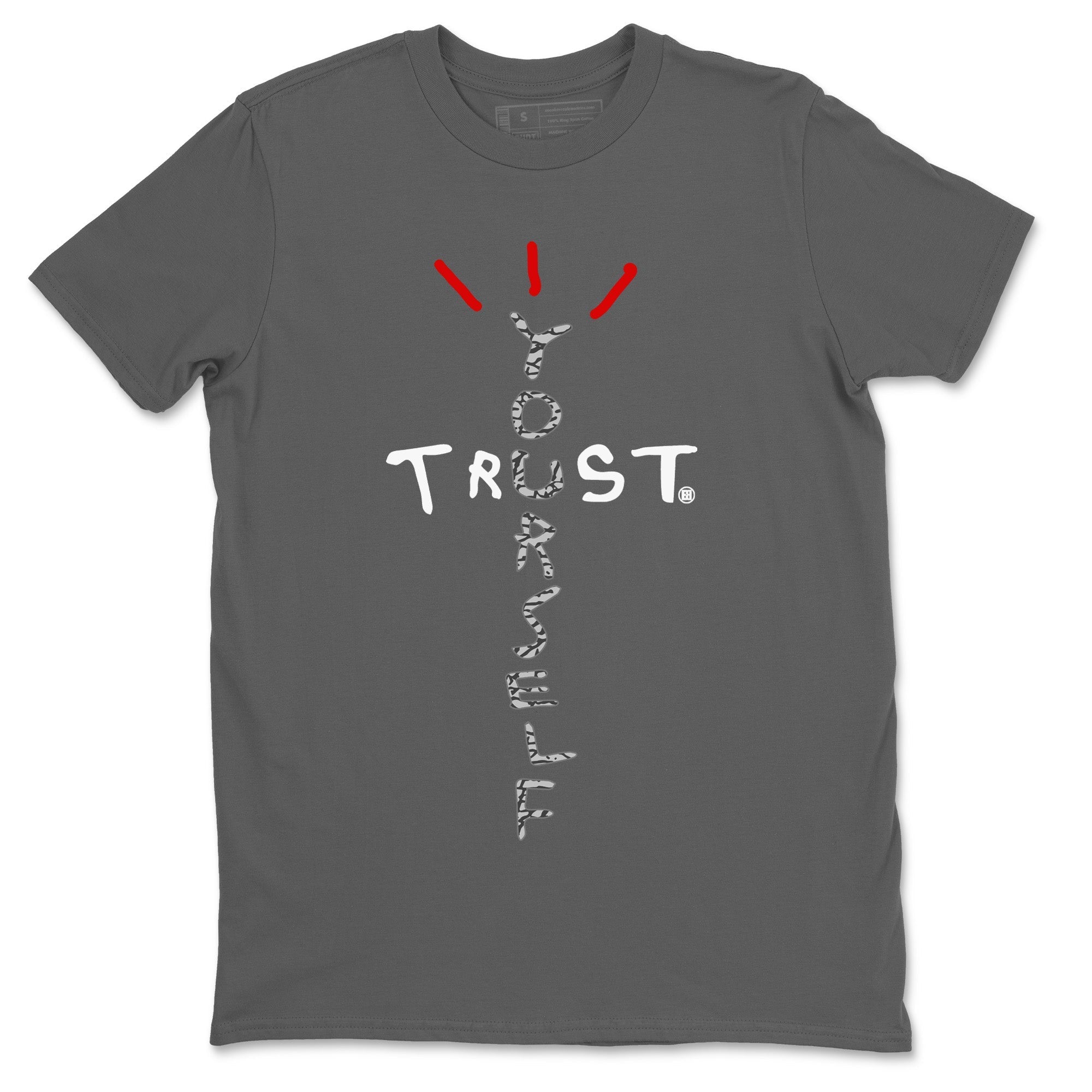 Trust Yourself Unisex Tops - Air Jordan 3 White Cement