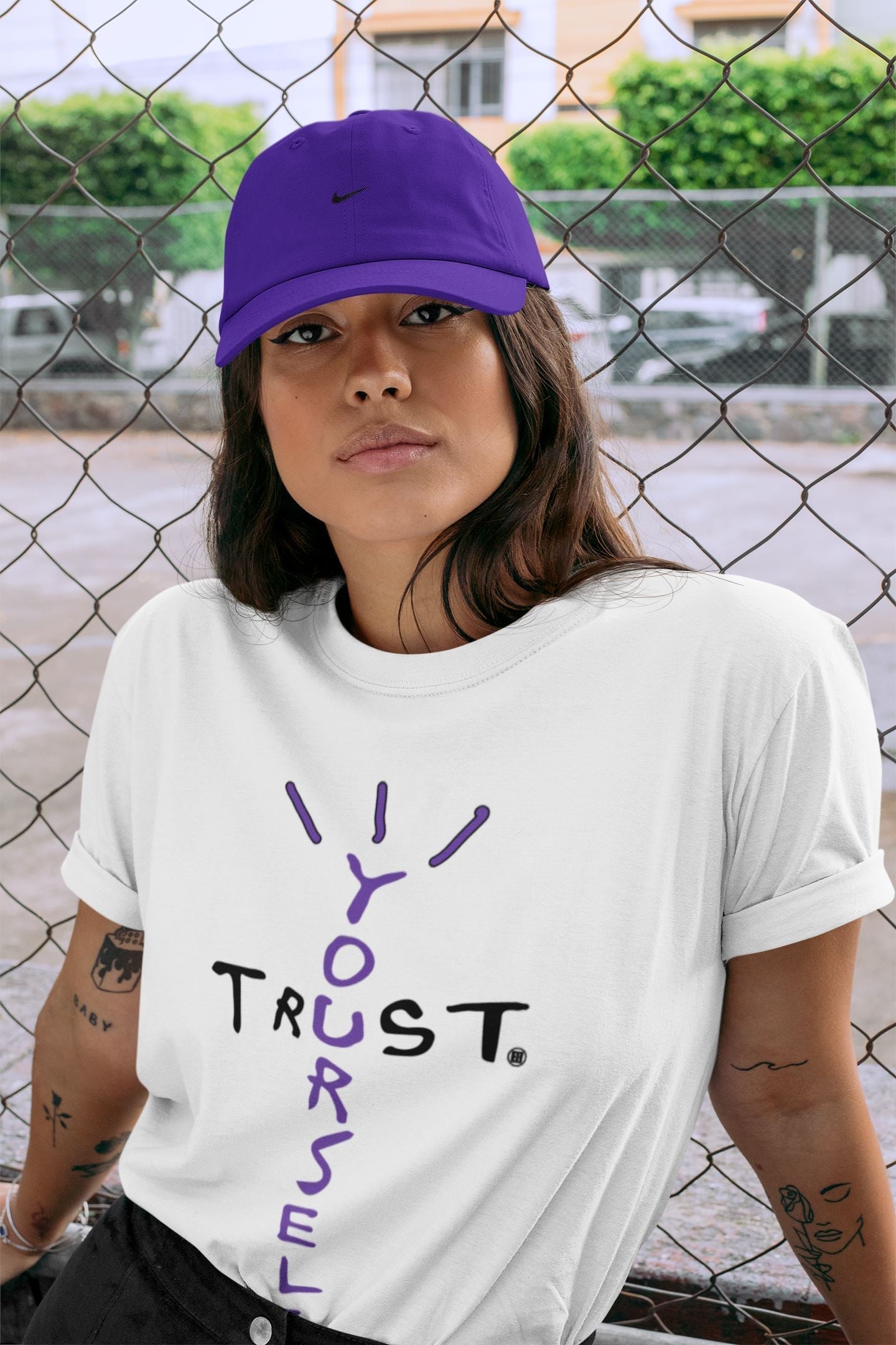 Trust Yourself Unisex Tops - Air Jordan 13 Court Purple