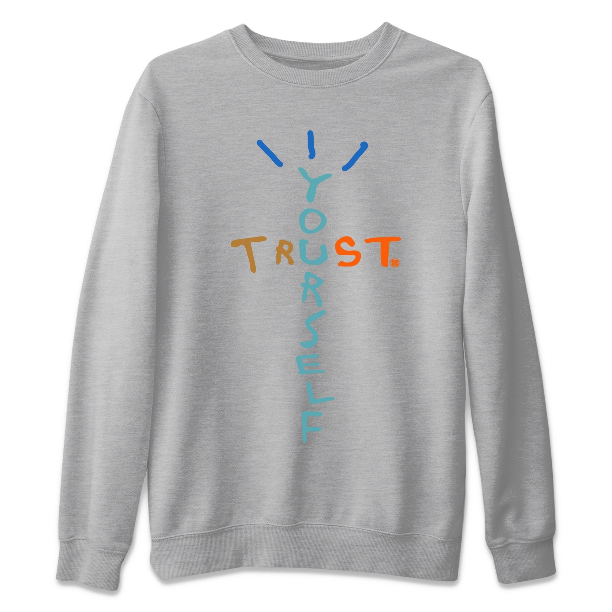 Trust Yourself Unisex Tops - Yeezy 700 Faded Azure