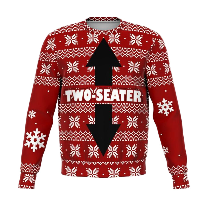 Two Seater Meme 2022 Design 3d Ugly Christmas Sweater ? Usalast