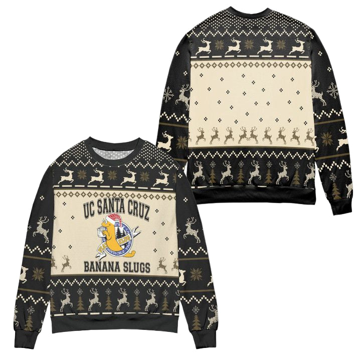 UC Santa Cruz Banana Slugs Ugly Christmas Sweater ? Usalast