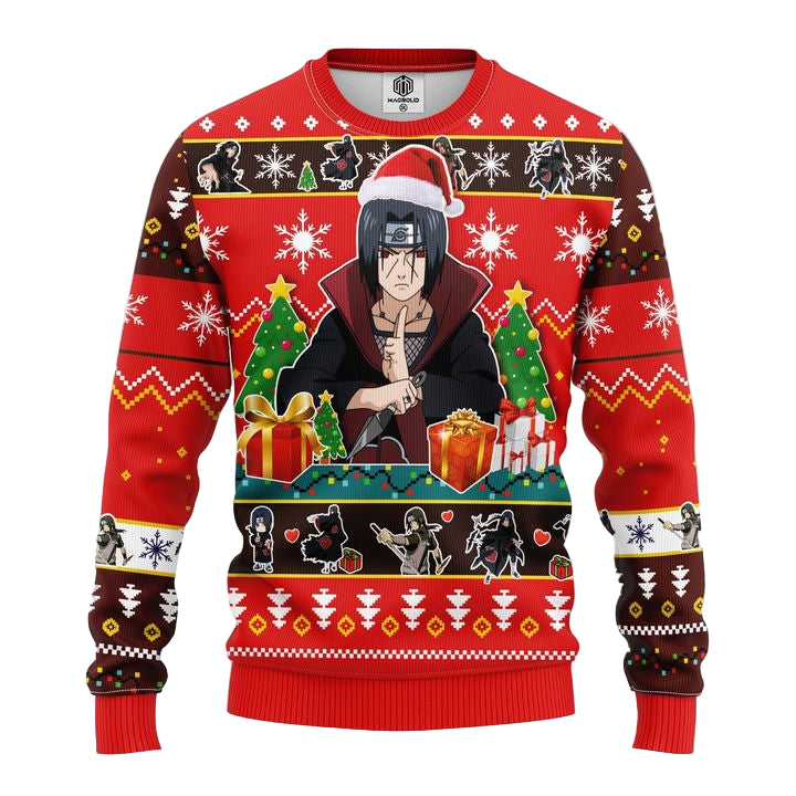 Uchiha Itachi Naruto 2 Ugly Christmas Sweater Amazing Gift Idea Thanksgiving Gift ? Usalast