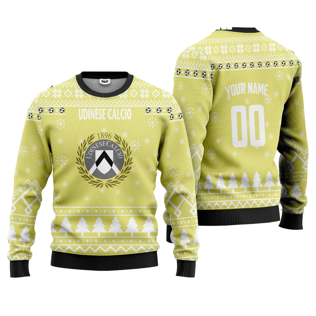 Udinese Calcio Personalized Ugly Christmas Sweater Gold Version ? Usalast
