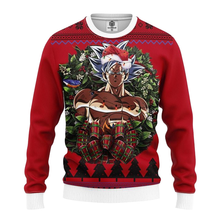 Ultra Instinct Goku Noel Mc Ugly Christmas Sweater Thanksgiving Gift ? Usalast