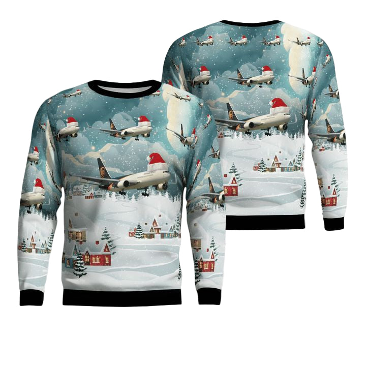 UPS Boeing 767-300F ER Christmas Sweater 3D ? Usalast