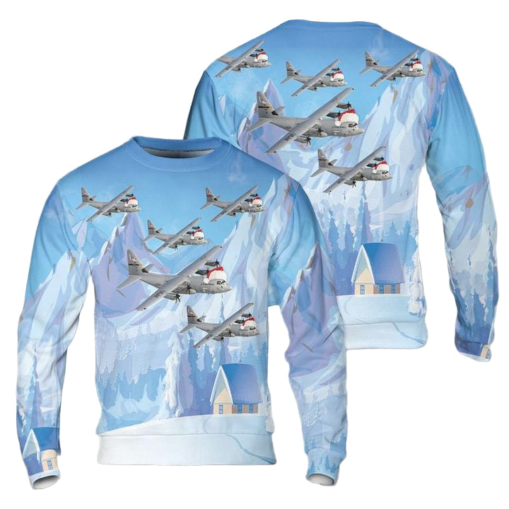 Us Air Force C-130J Super Hercules 3D Sweater ? Usalast