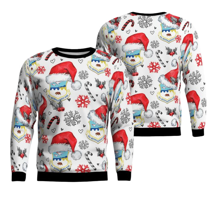 US Air Force California Air National Guard 163d Attack Wing Christmas Sweater 3D ? Usalast